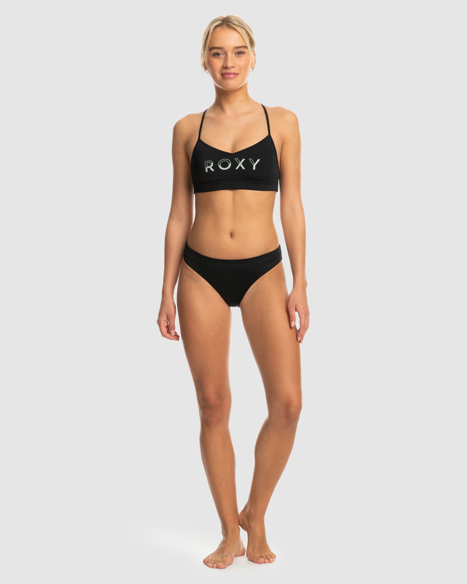 Womens Roxy Active Bralette Sd Bikini Top