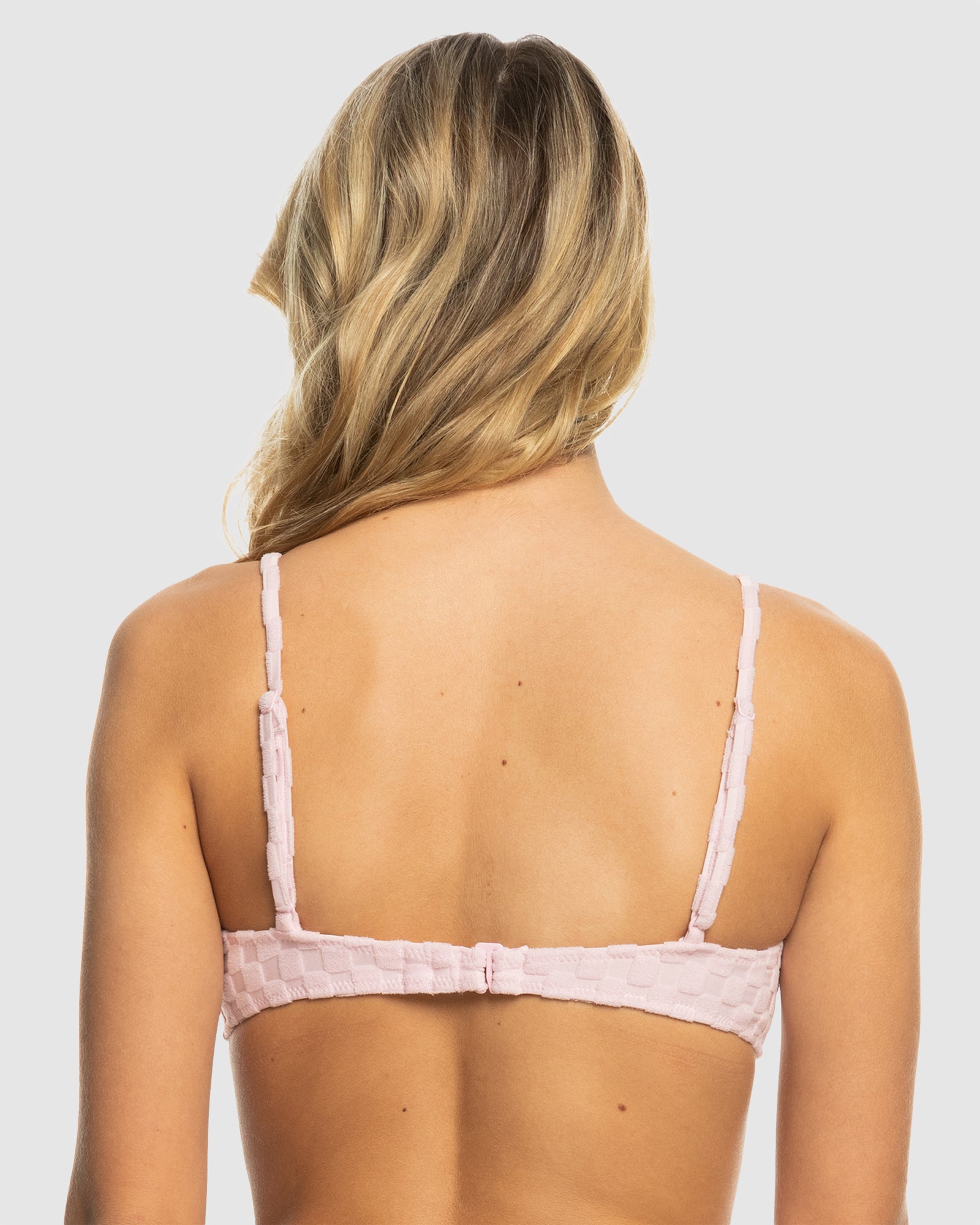 Womens Happy Terry Bralette Bikini Top