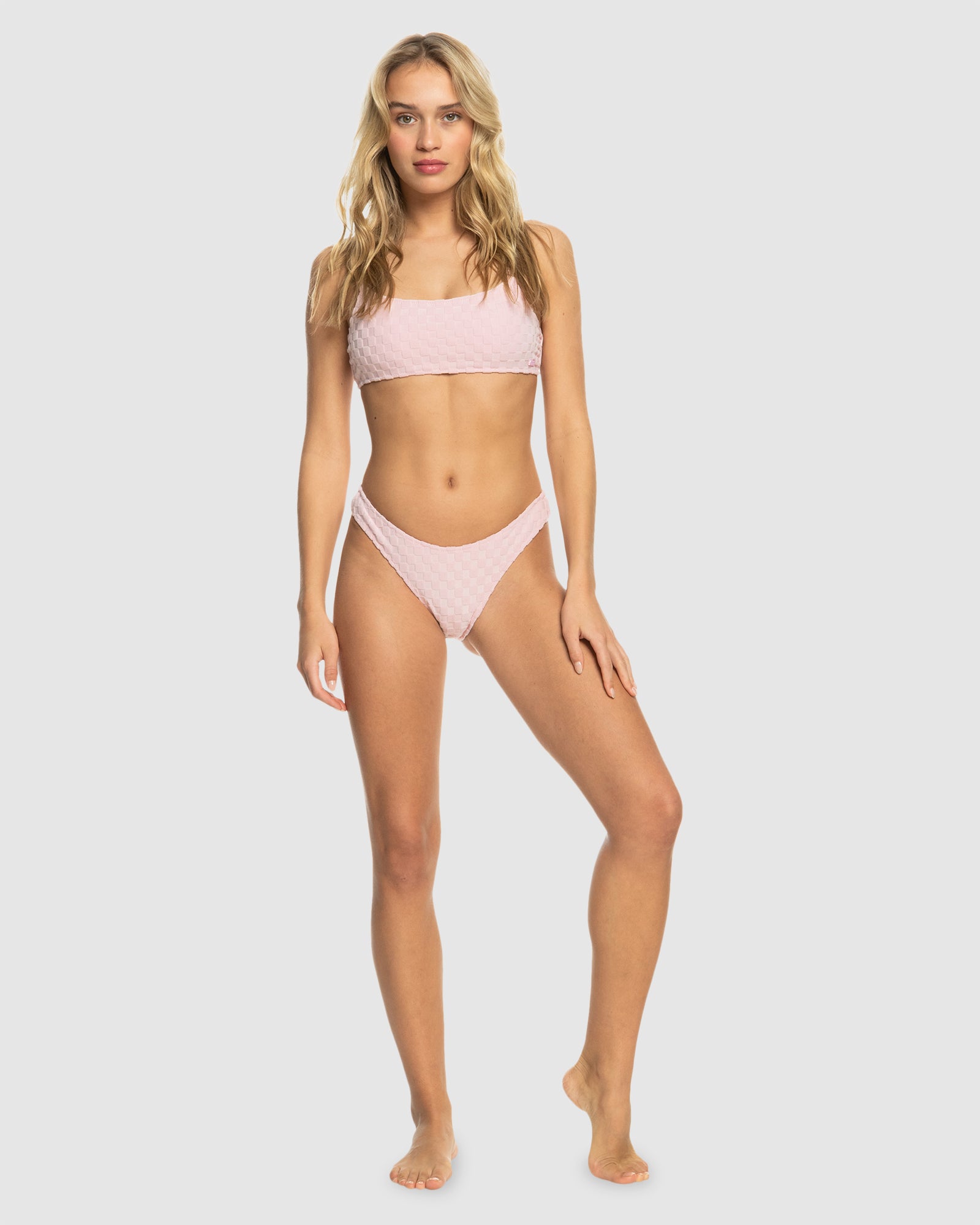 Womens Happy Terry Bralette Bikini Top