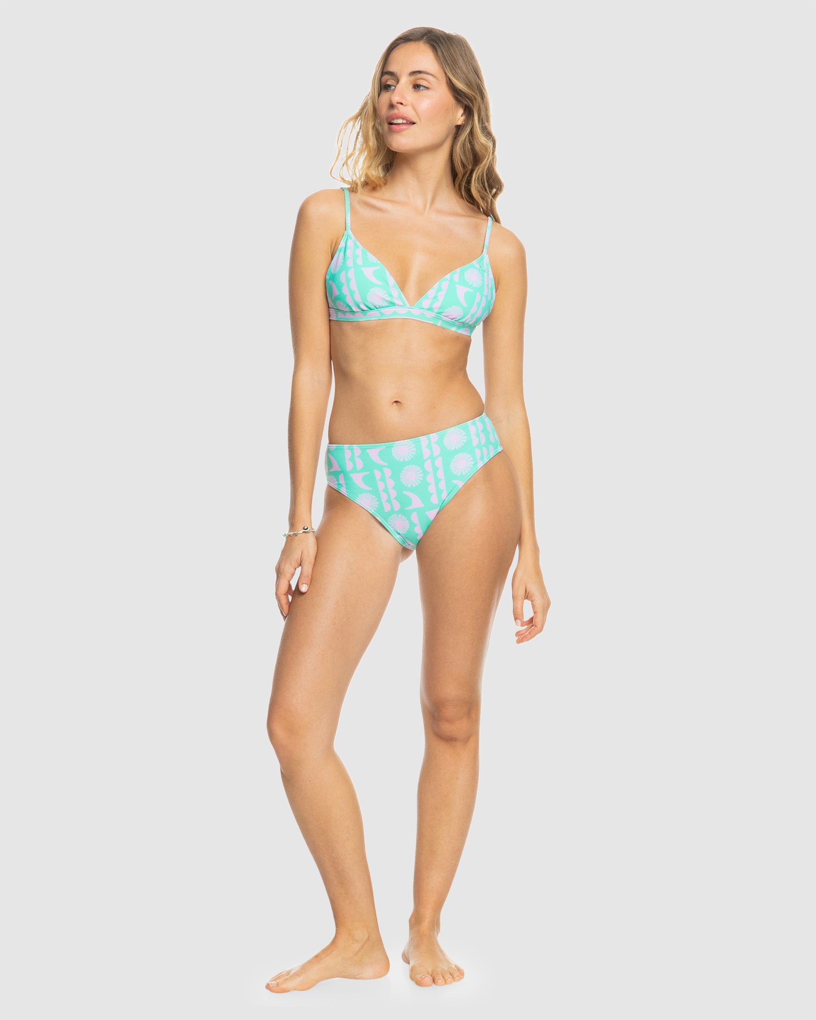 Womens Surf Saavy Fixed Tri Bikini Top