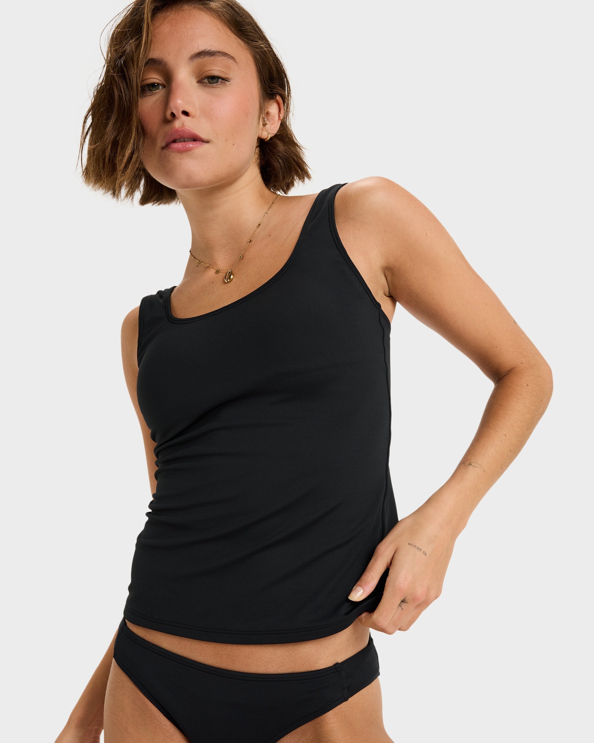 Womens Beach Classics Tankini Bikini Top