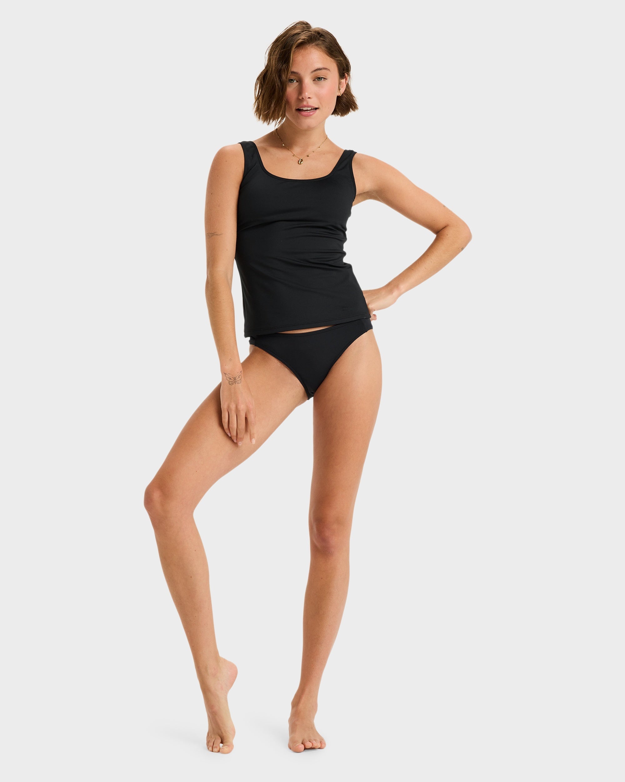 Womens Beach Classics Tankini Bikini Top