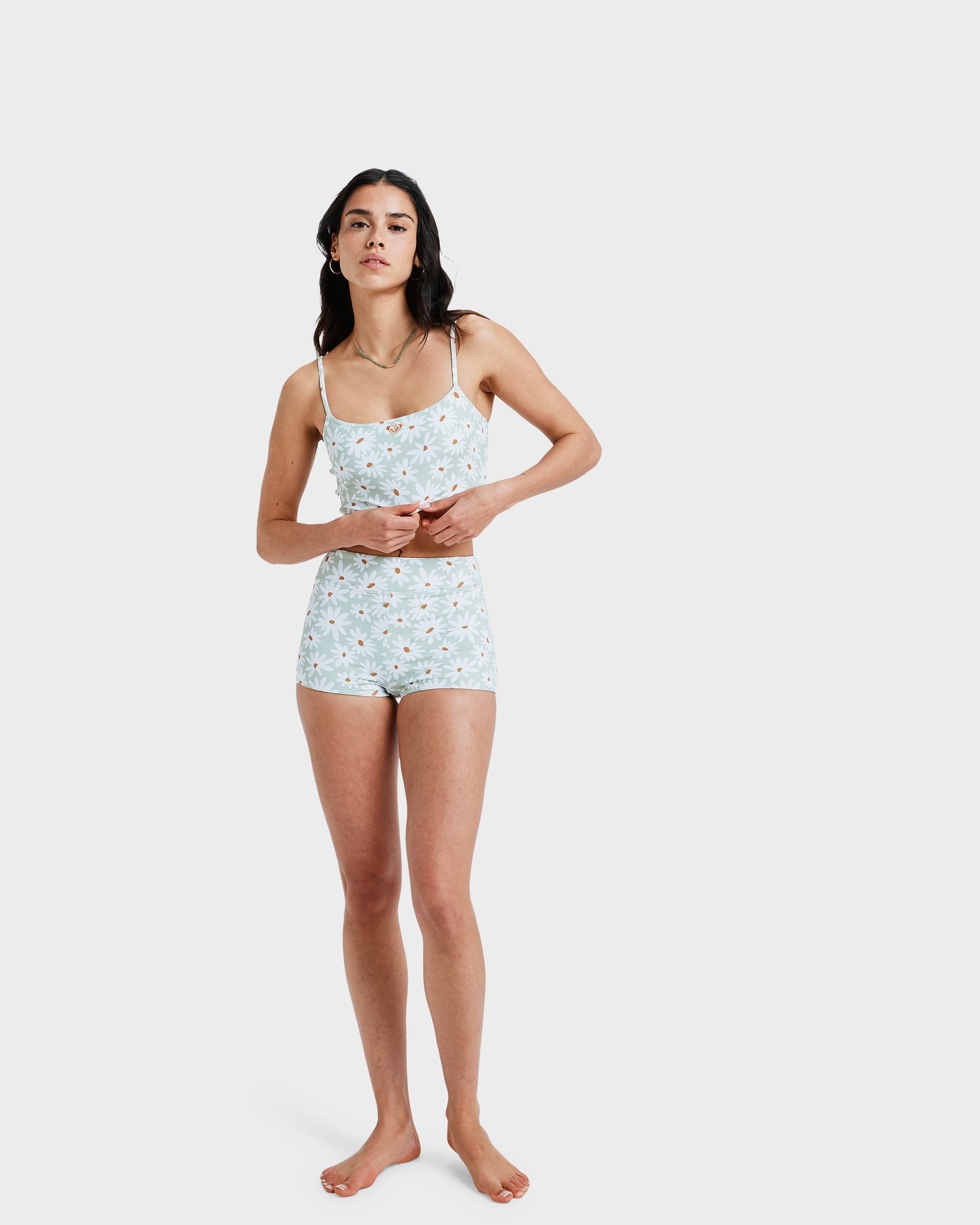 Womens Dream Floral Tank Bikini Top