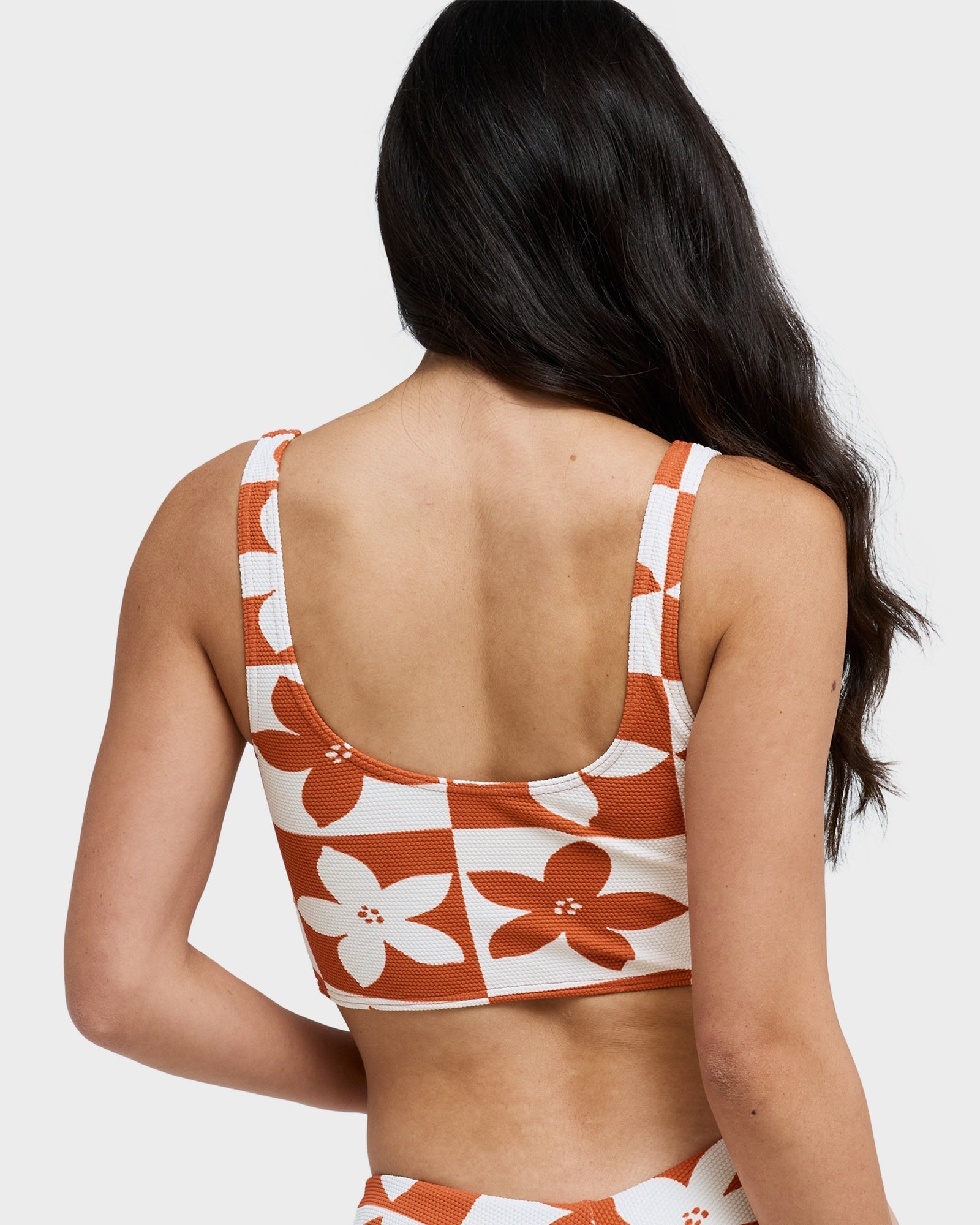 Womens Hazy Days Tank Bikini Top