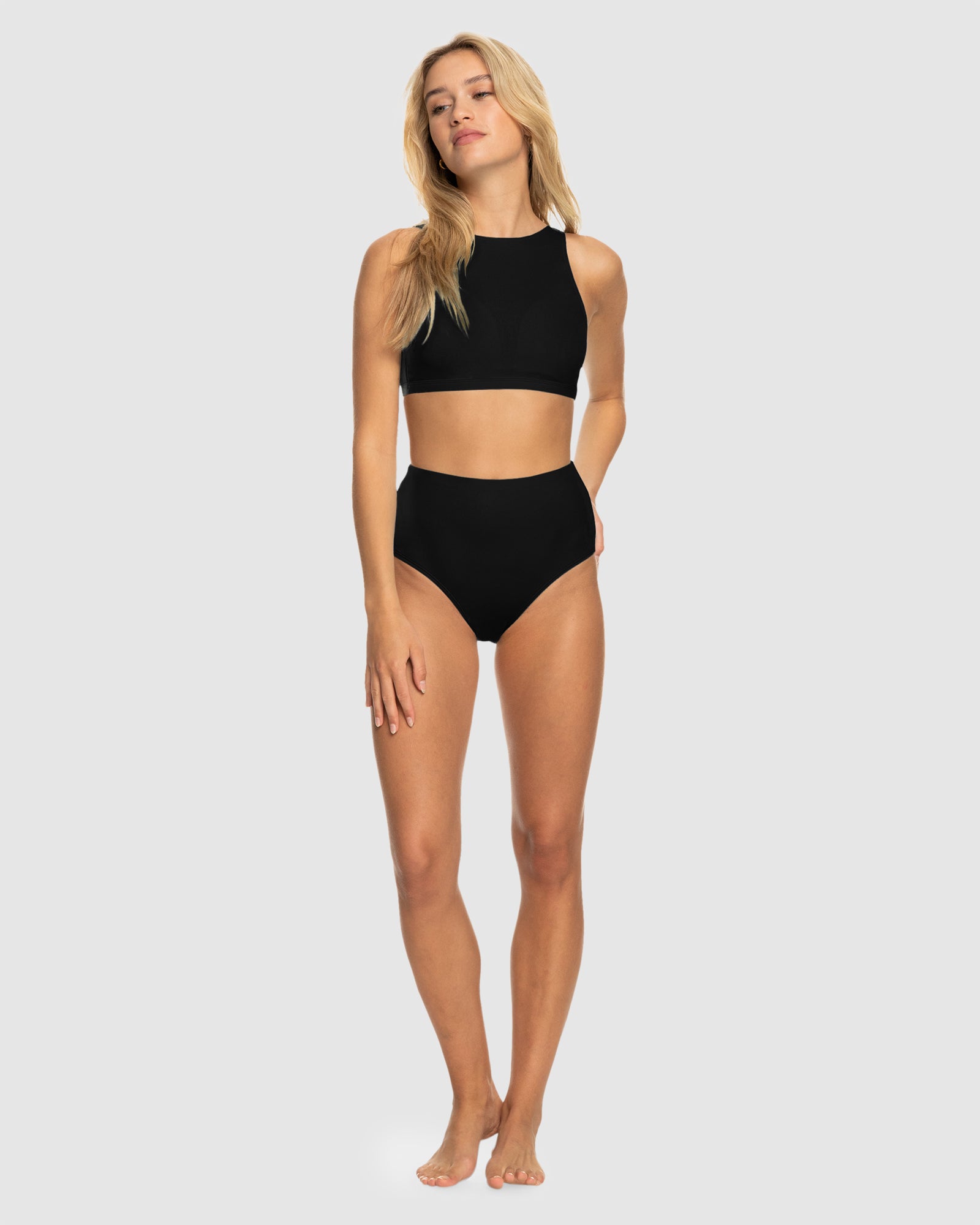 Womens Roxy Pro The Up Surge Shorty Bikini Bottom