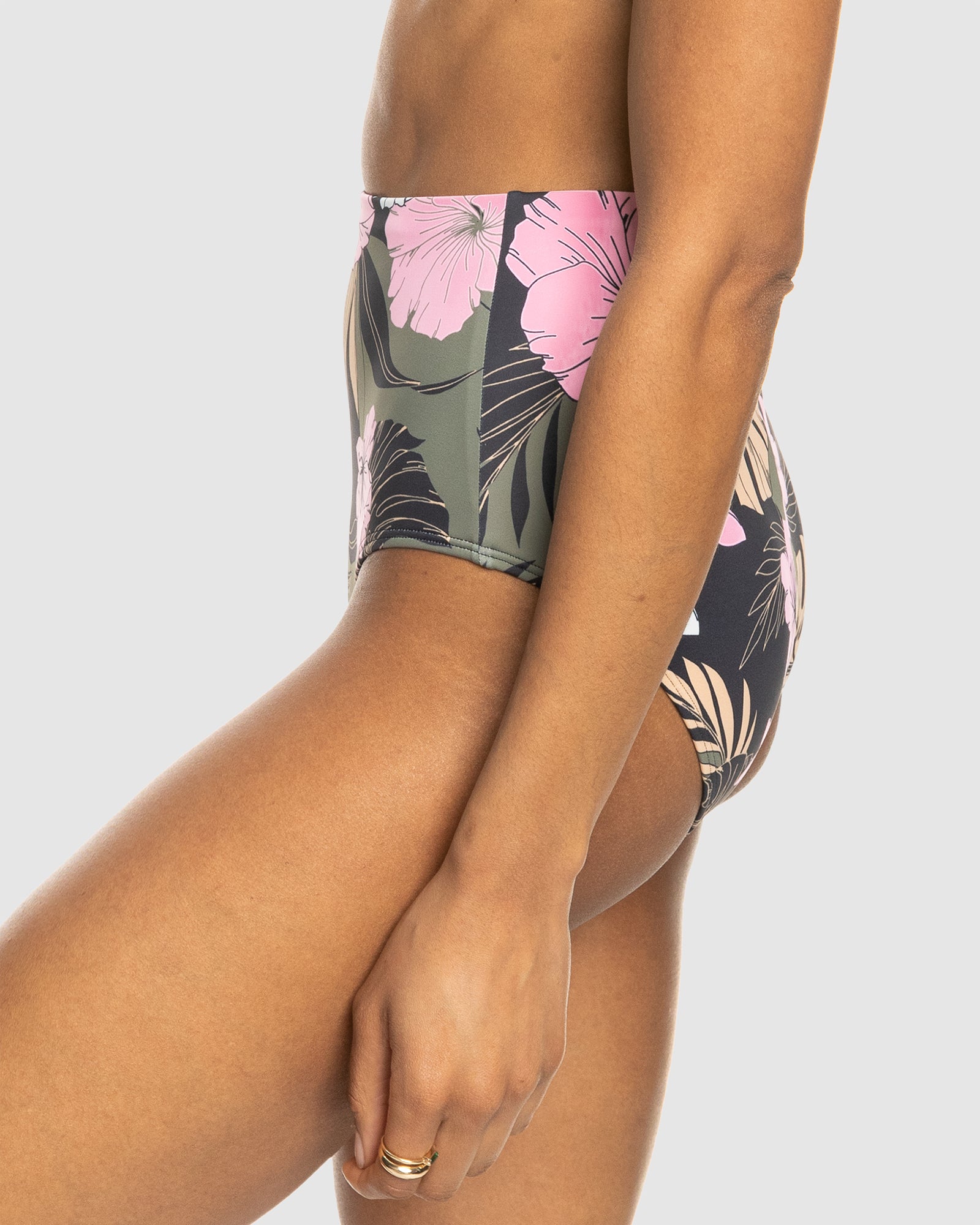 Womens Roxy Pro The Up Surge High Waist Bikini Bottom