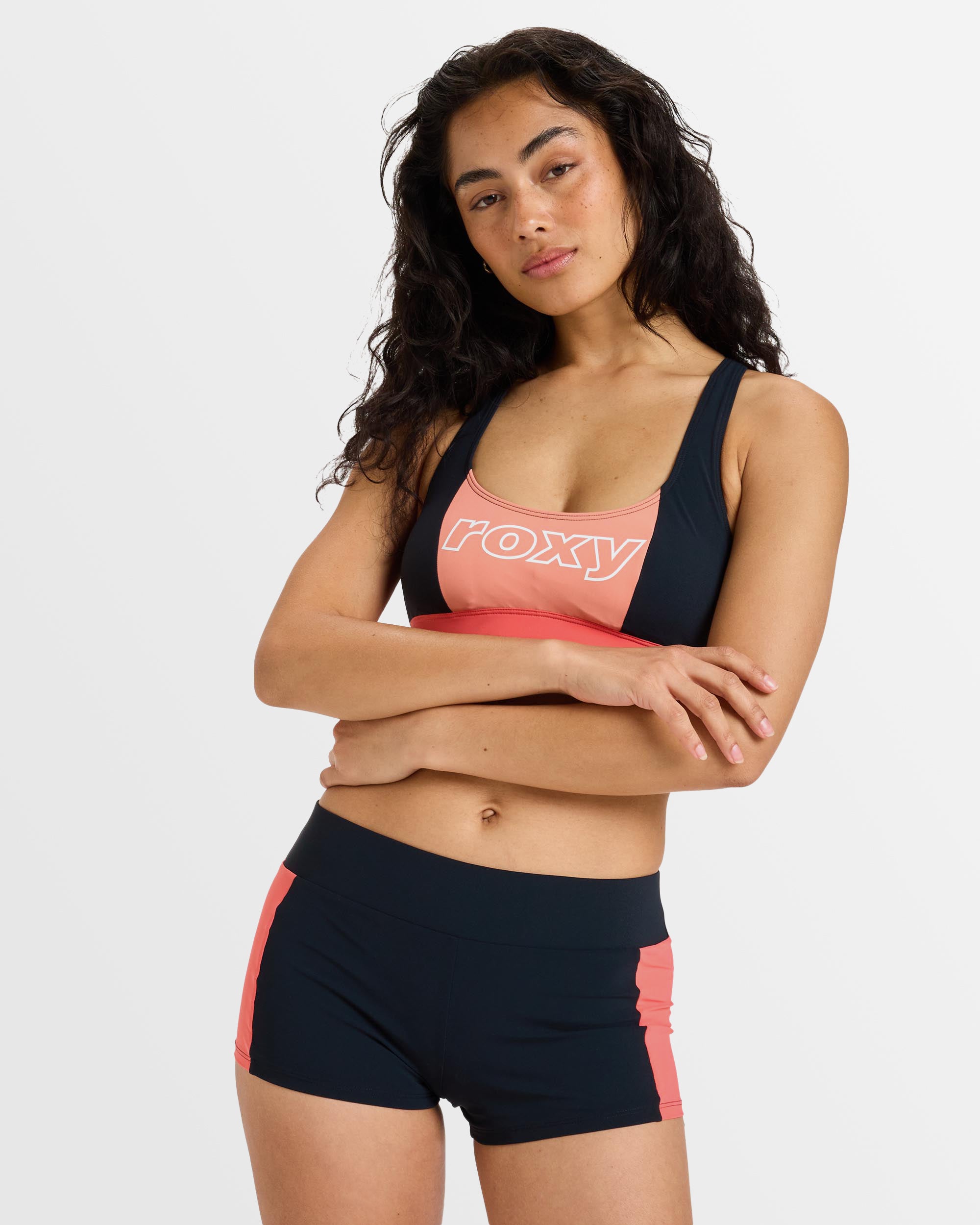 Womens Beloved Colorblock Shorty Bikini Bottom