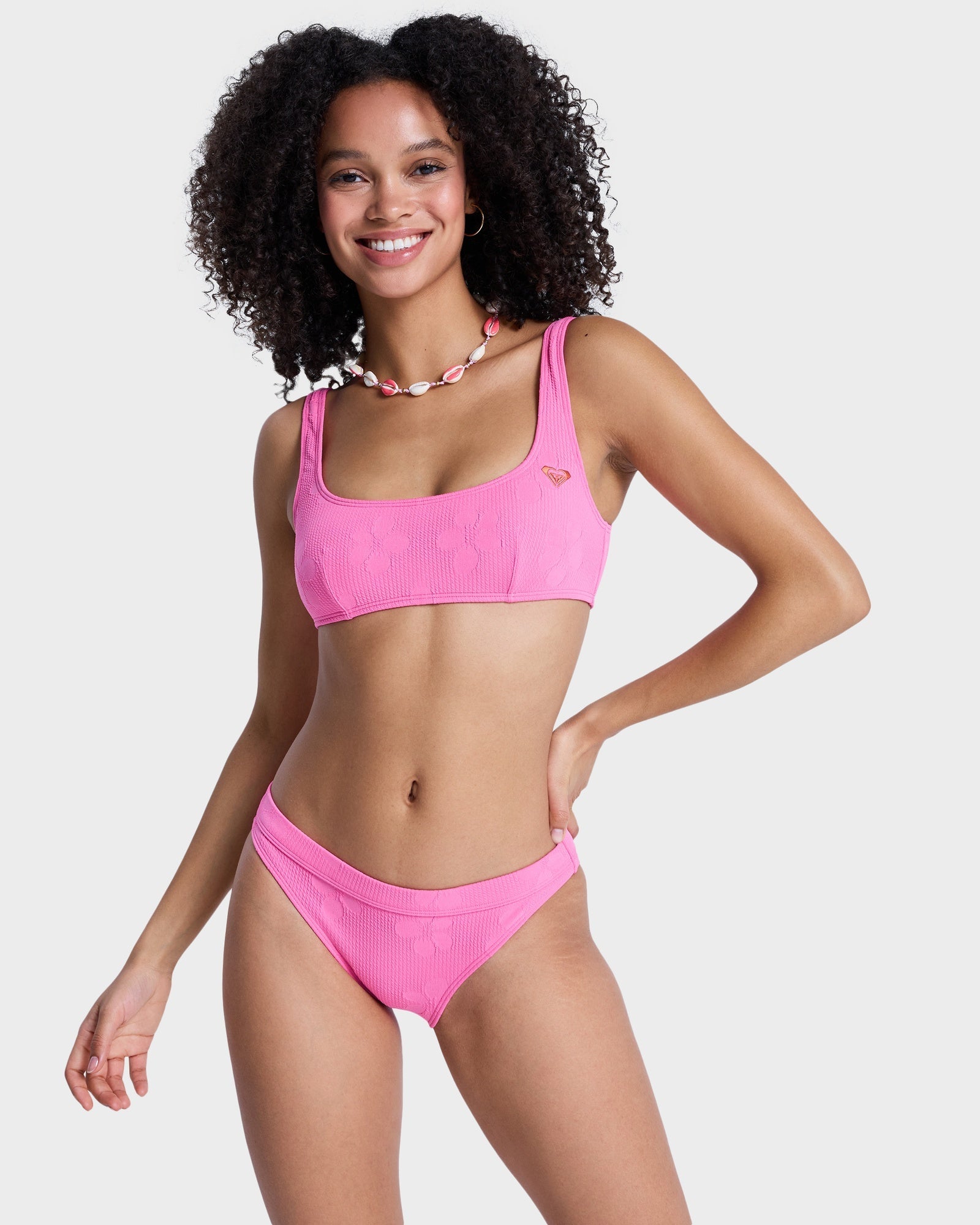 Womens Roxy Paradise Moderate Bikini Bottom – Sangria Sunset