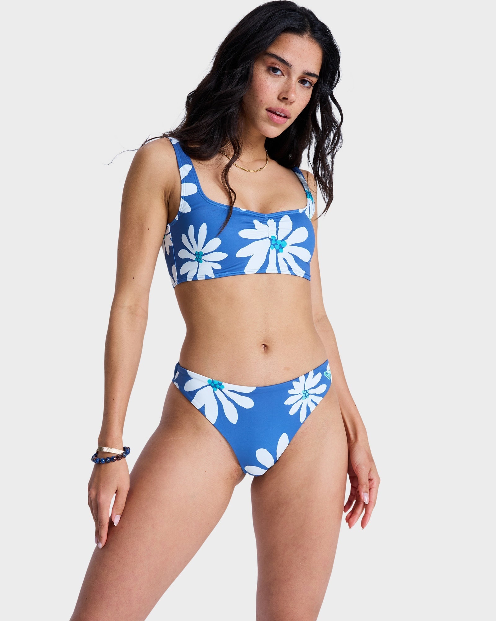 Womens Printed Essentials Cheeky Coverage Bikini Bottom – Dutch