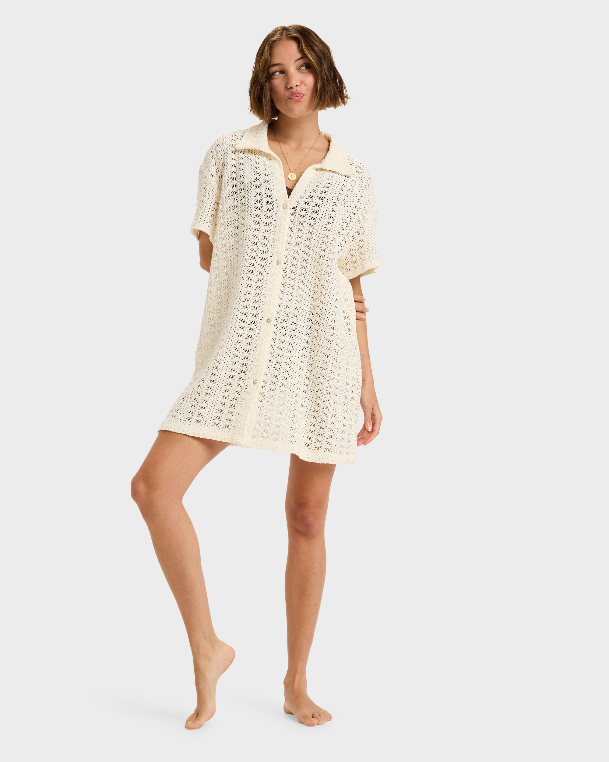 Womens Chasin Sunset Cover Up Shirt