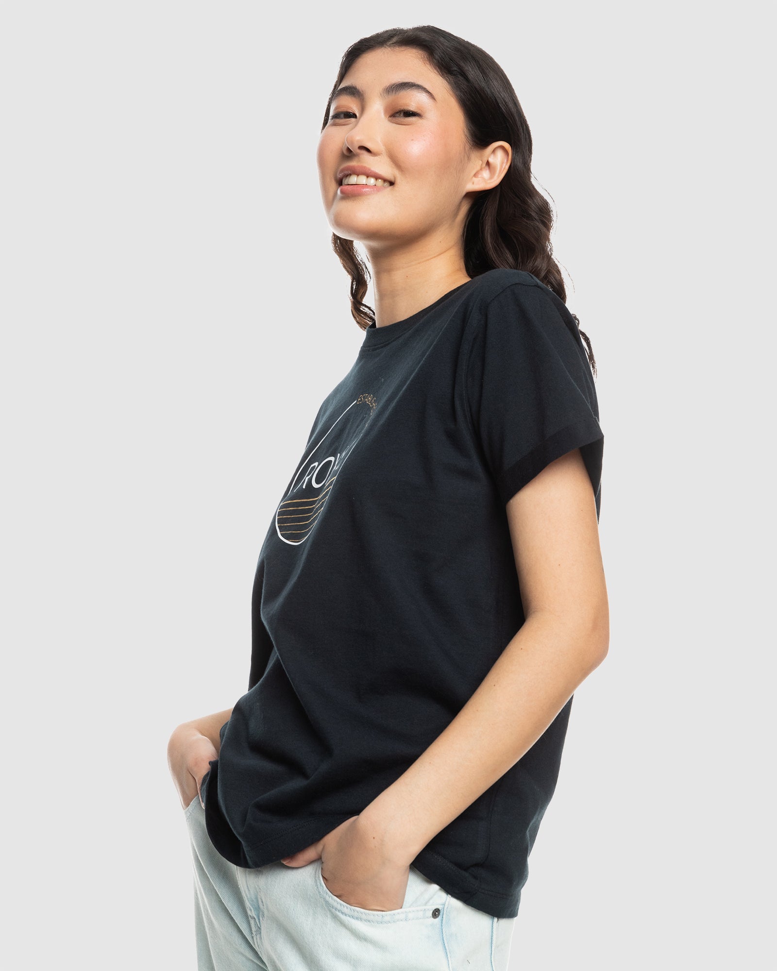 Womens Noon Ocean Loose Fit T-Shirt