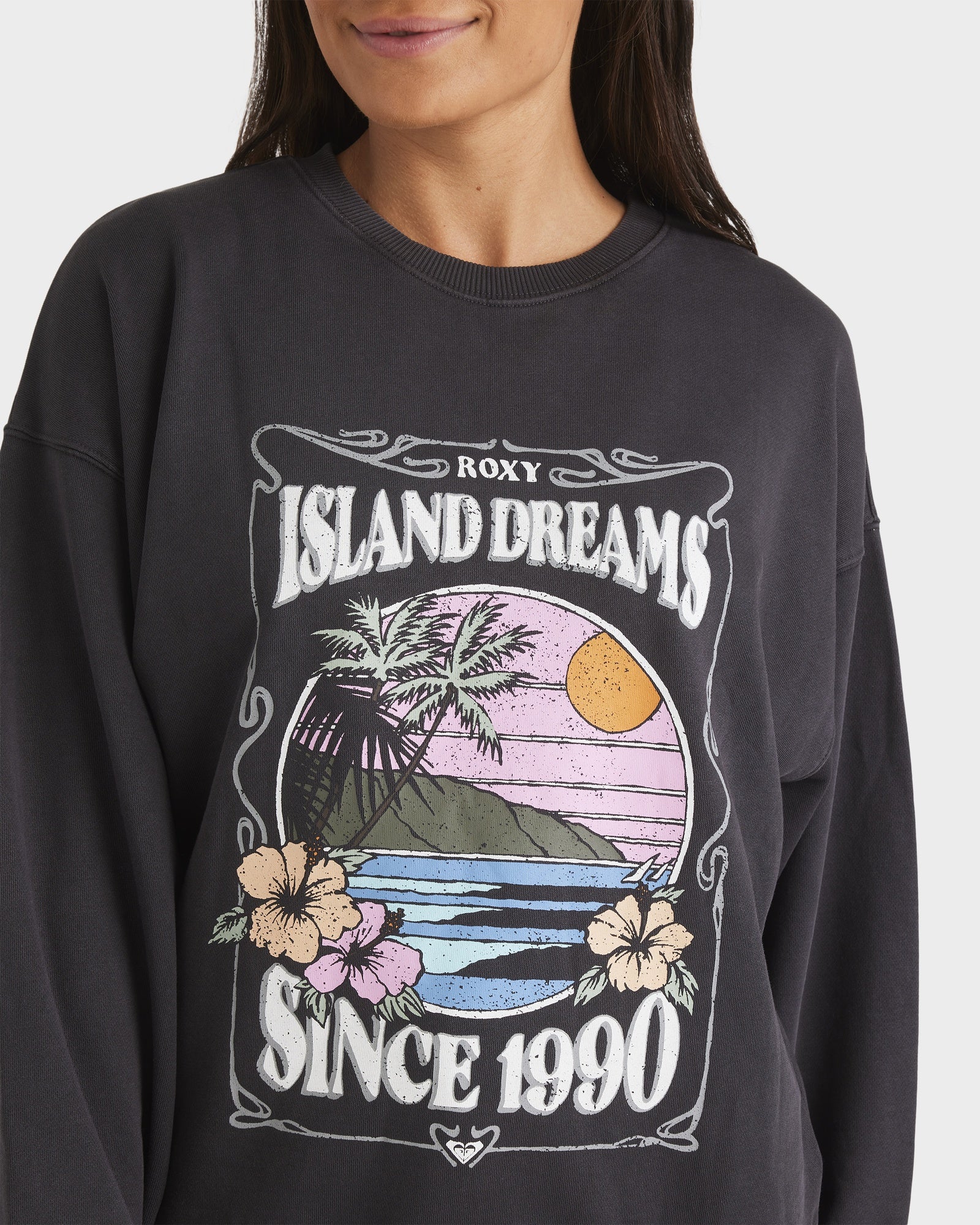Womens Island Dreaming Crew Neck