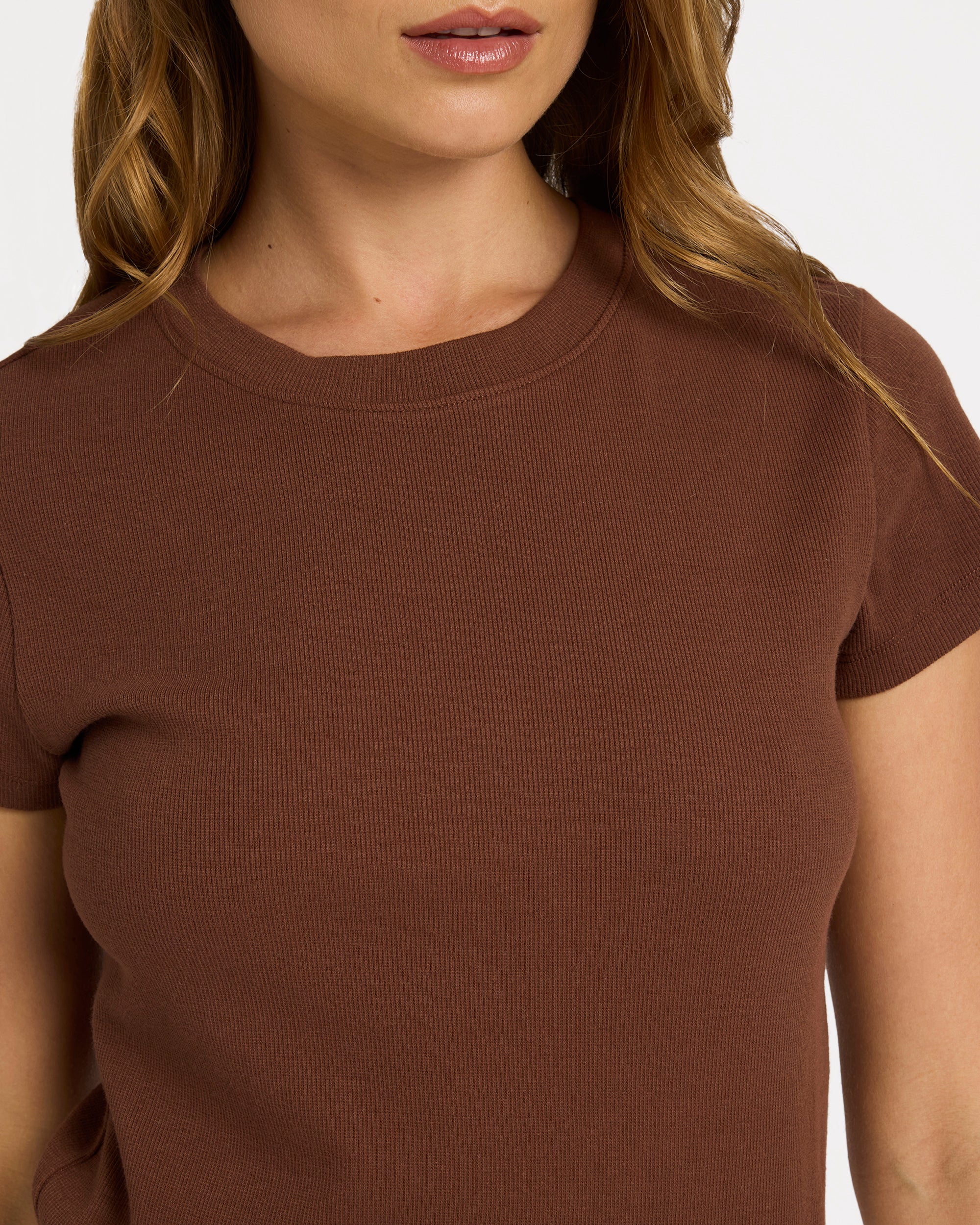 Womens Base Rib Crew Neck T-Shirt