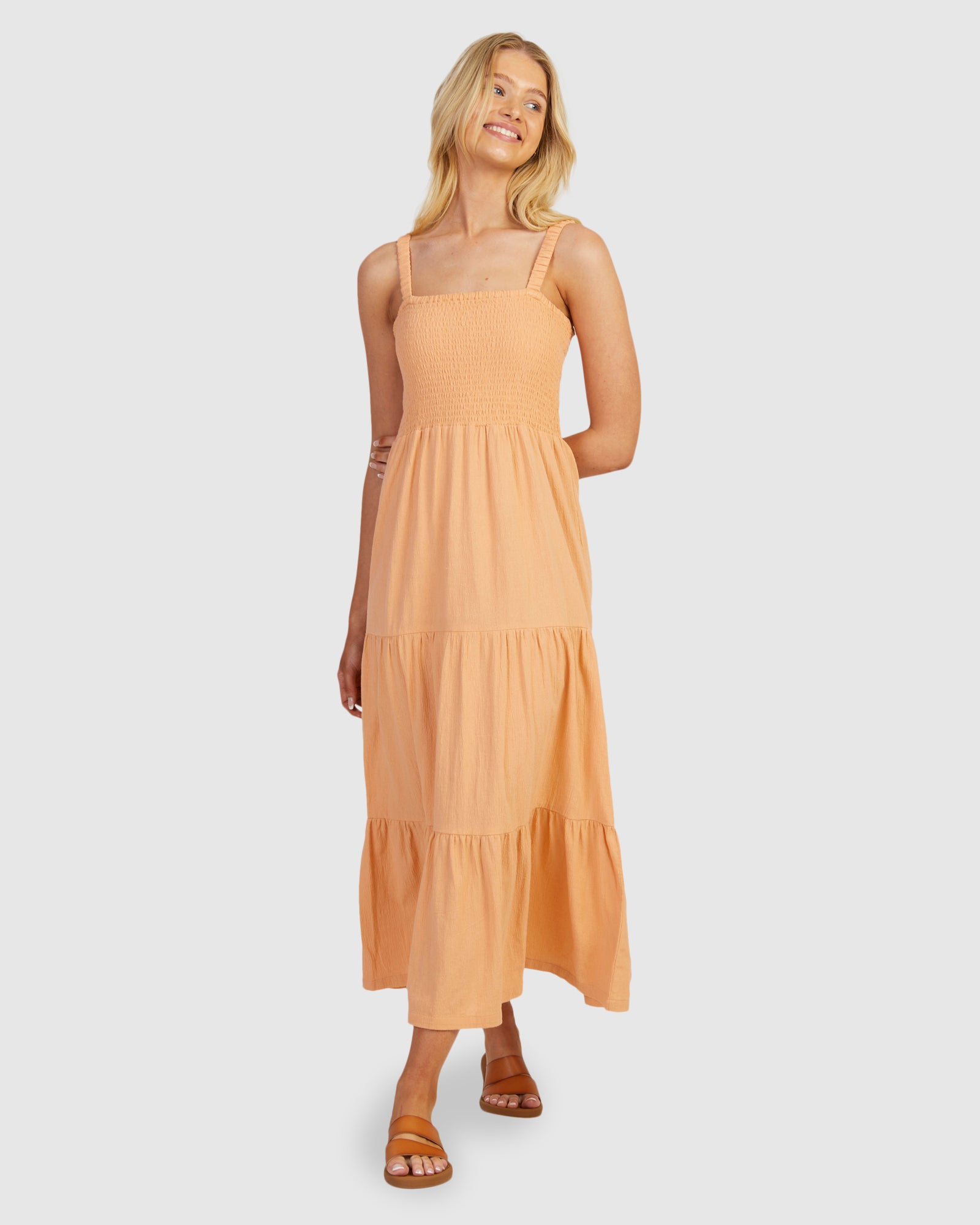 Womens Sunnier Shores Solid Dress