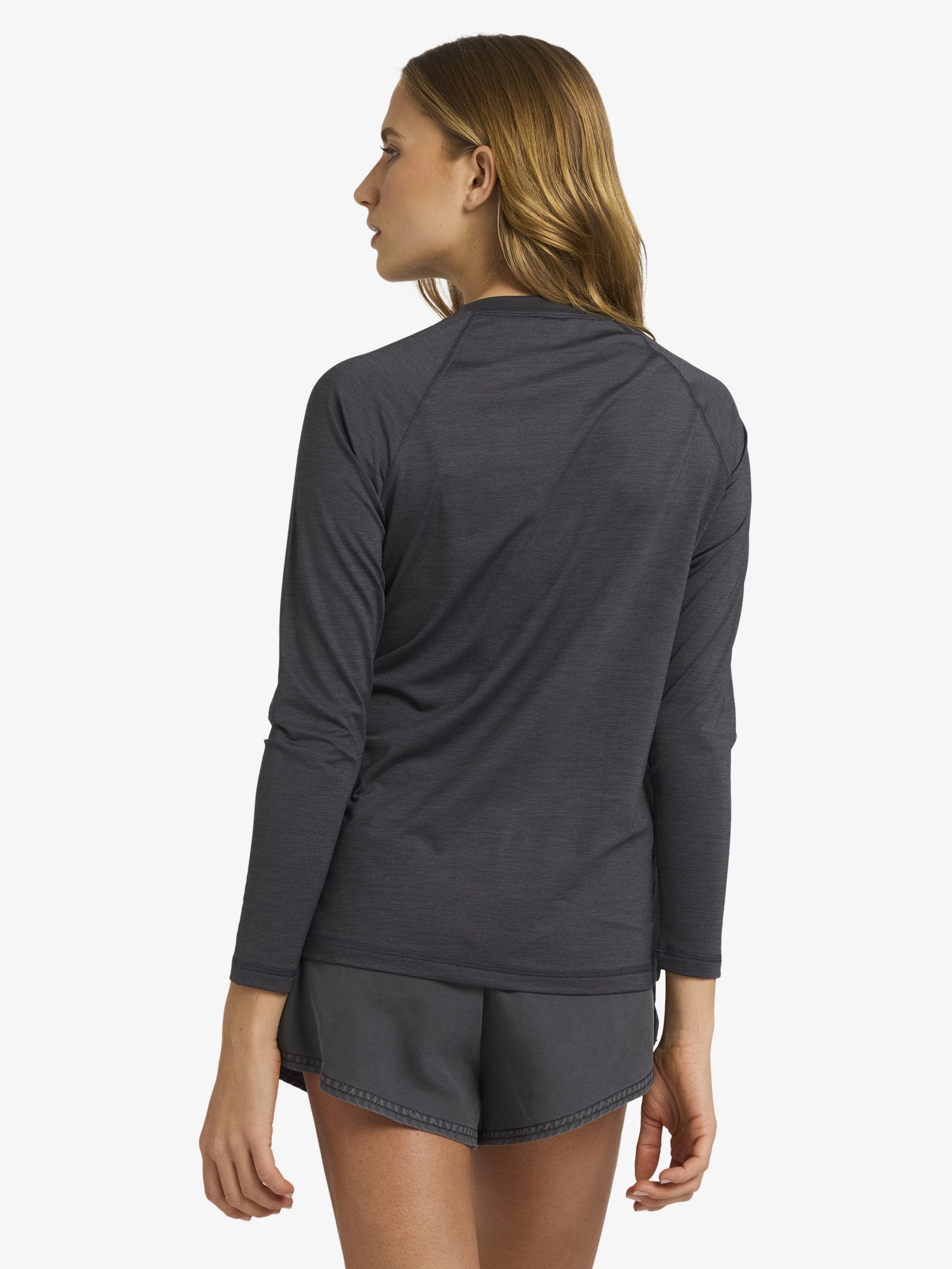 Womens Essentials Lycra Long Sleeve Rash Vest