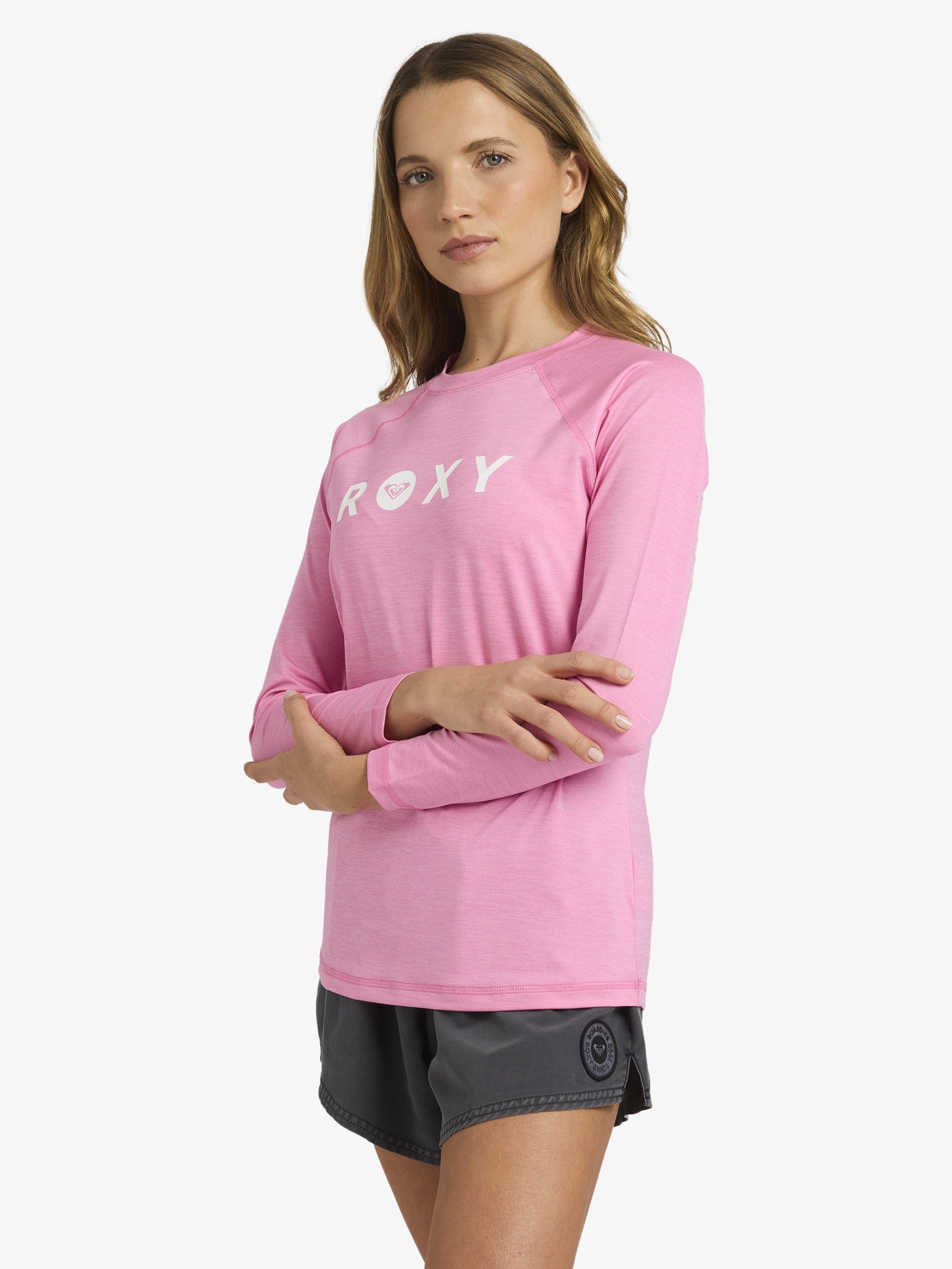 Womens Essentials Lycra Long Sleeve Rash Vest