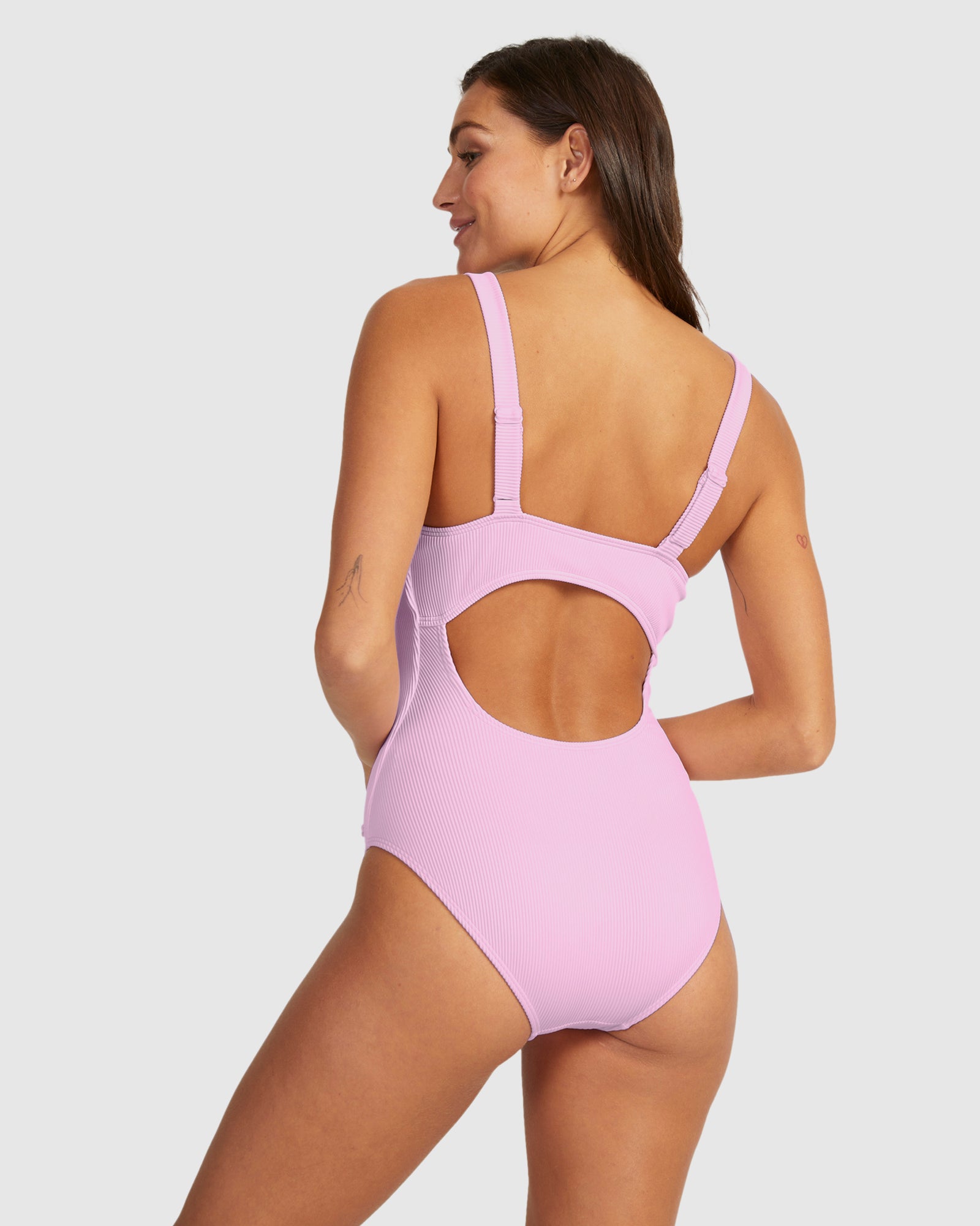 Womens Rib Roxy Love One Piece New One Piece Swimsuit