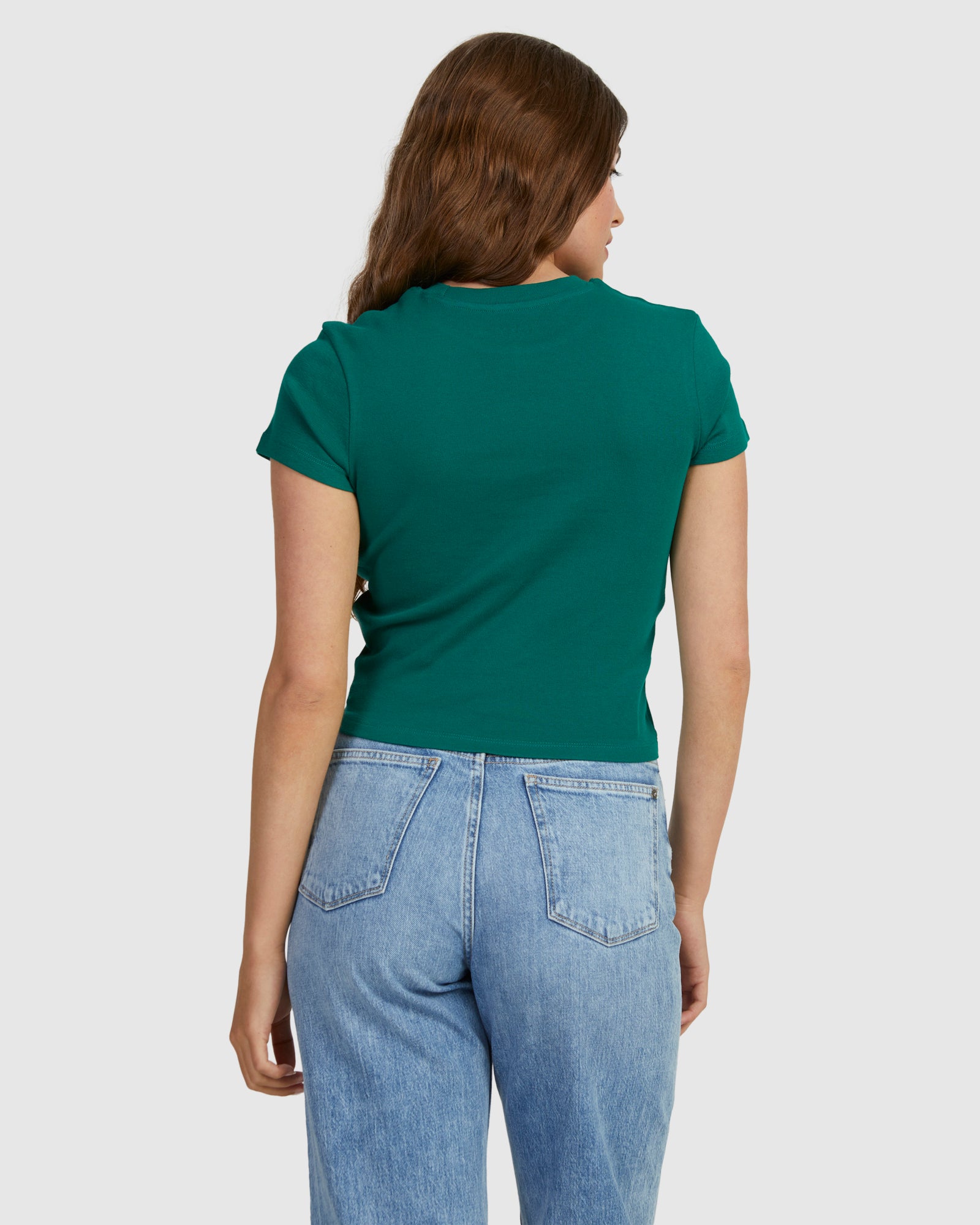 Womens Summertime Glow Baby Tee T-Shirt