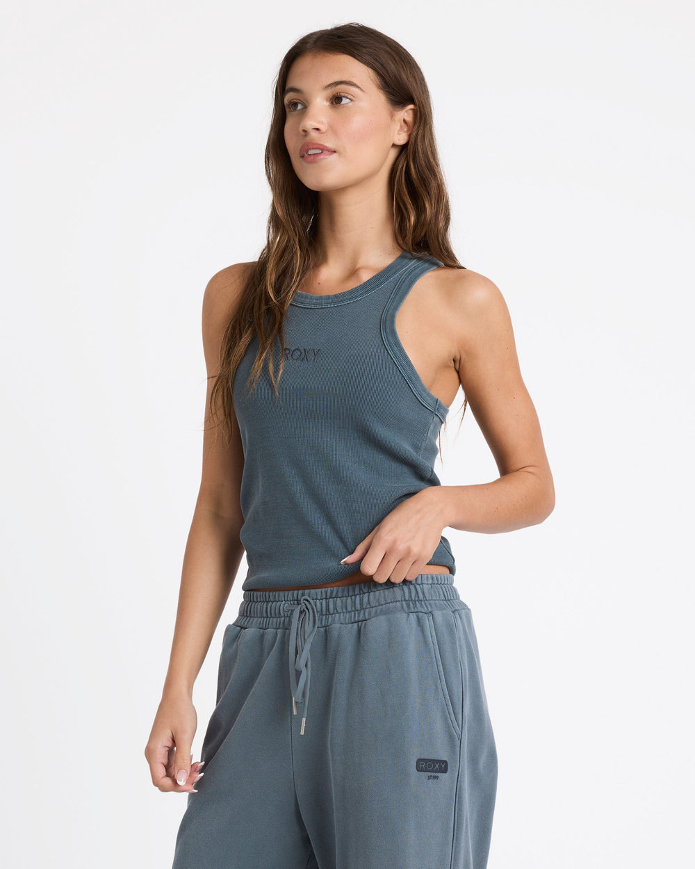 Womens Intervals Tank Top – Dark Slate – Roxy Australia