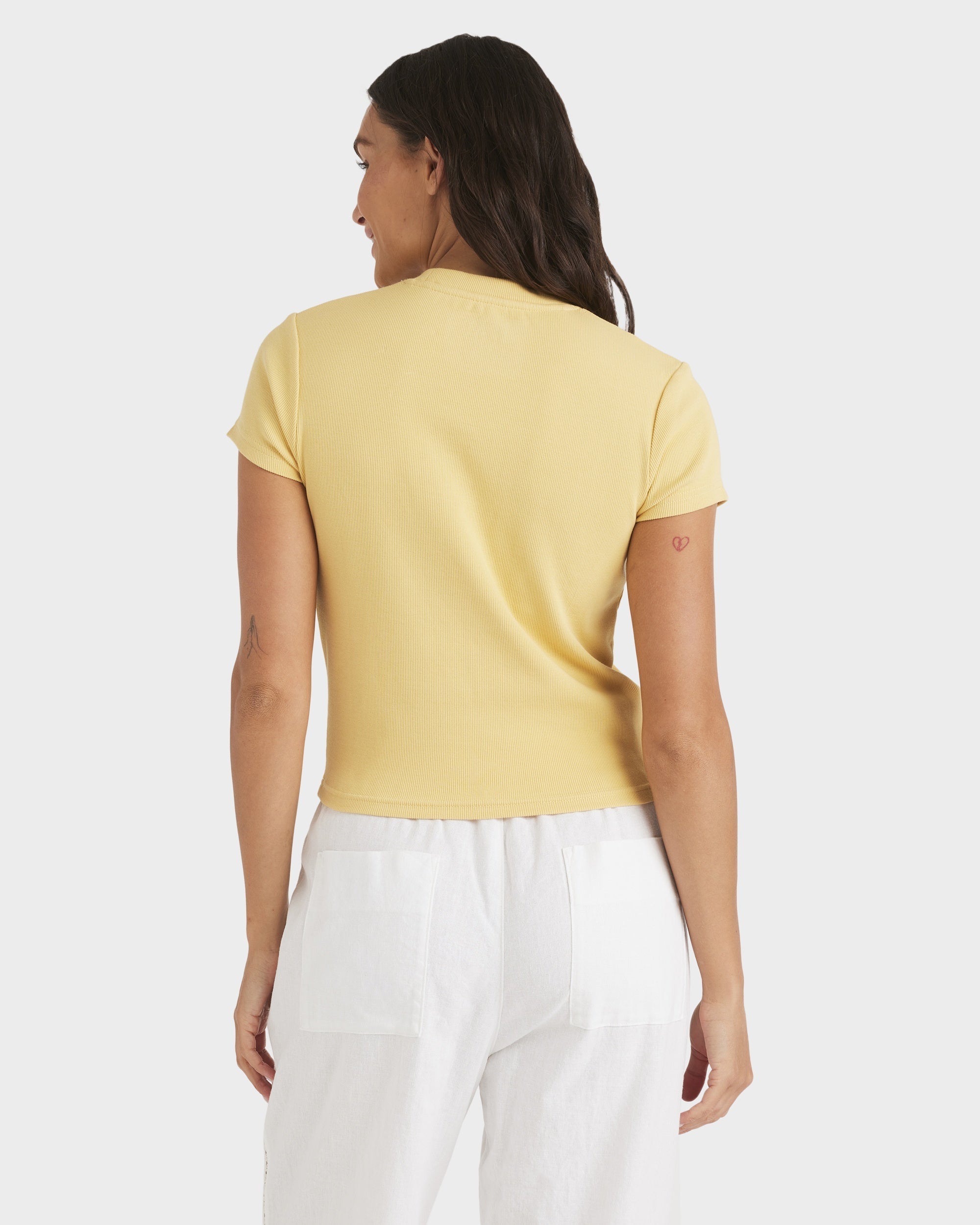 Womens Oasis Baby Rib T-Shirt