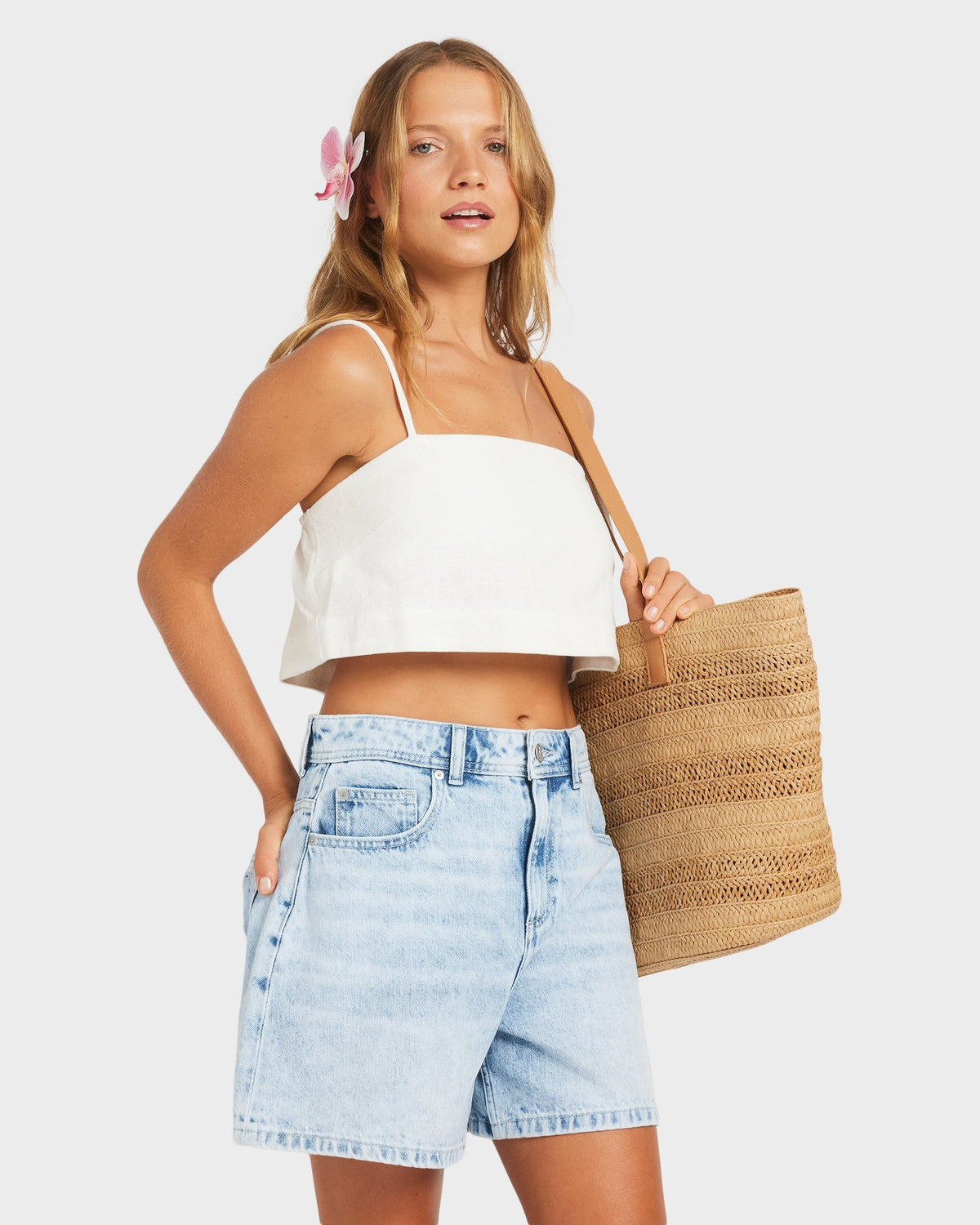 Womens Find Your Light Tank Top – Bright White – Roxy Australia