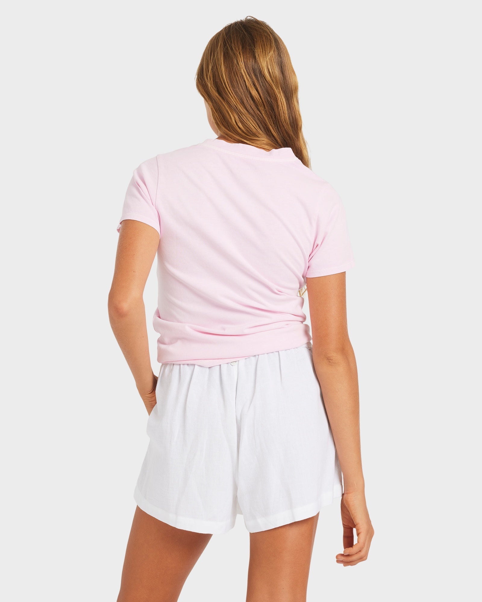 Womens Dreamer Elastic Waist Shorts