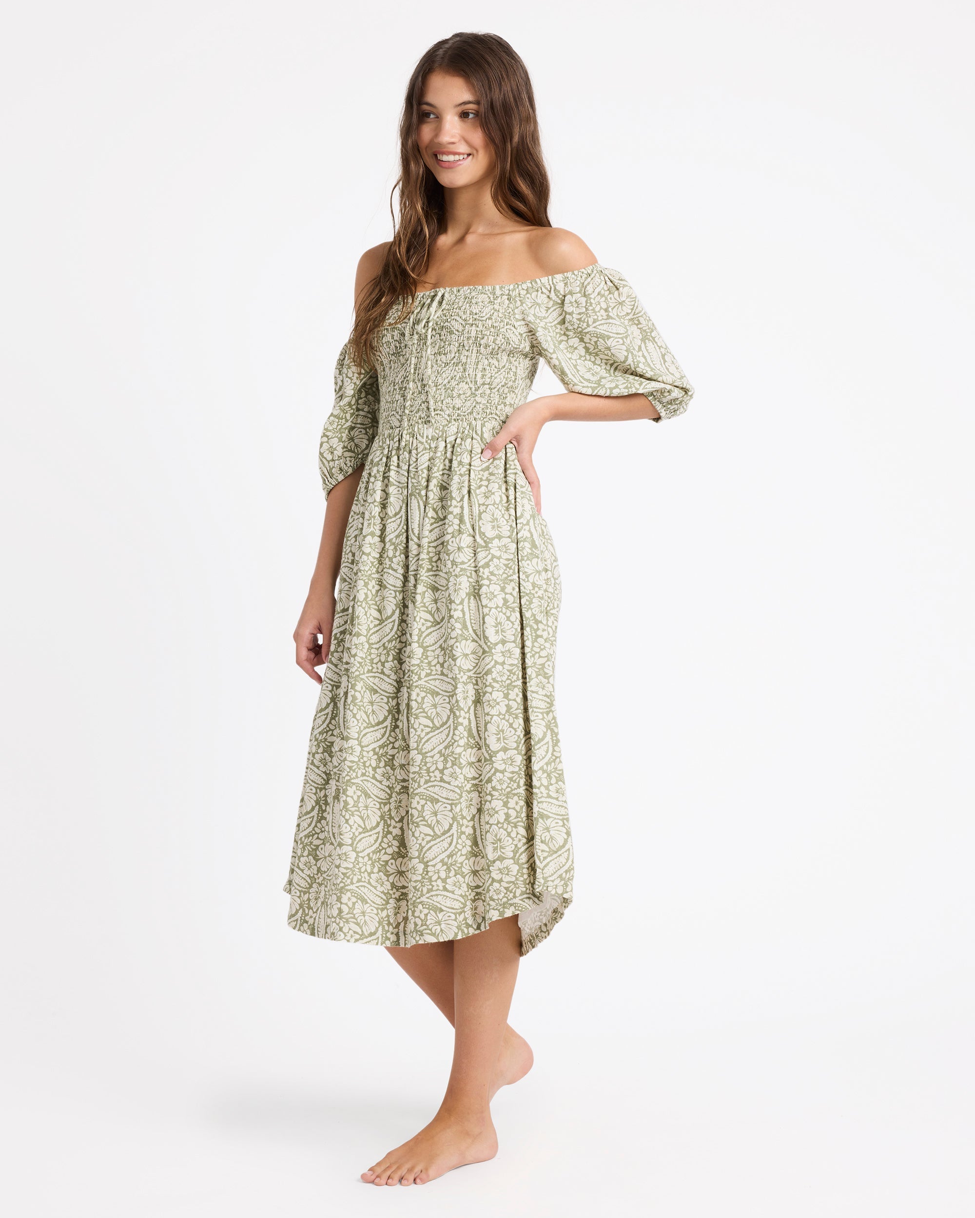 Womens Wildside Mercad Midi Dress