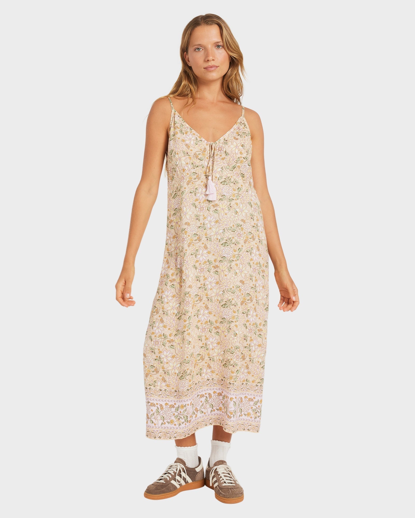 Womens Garland Midi Dress