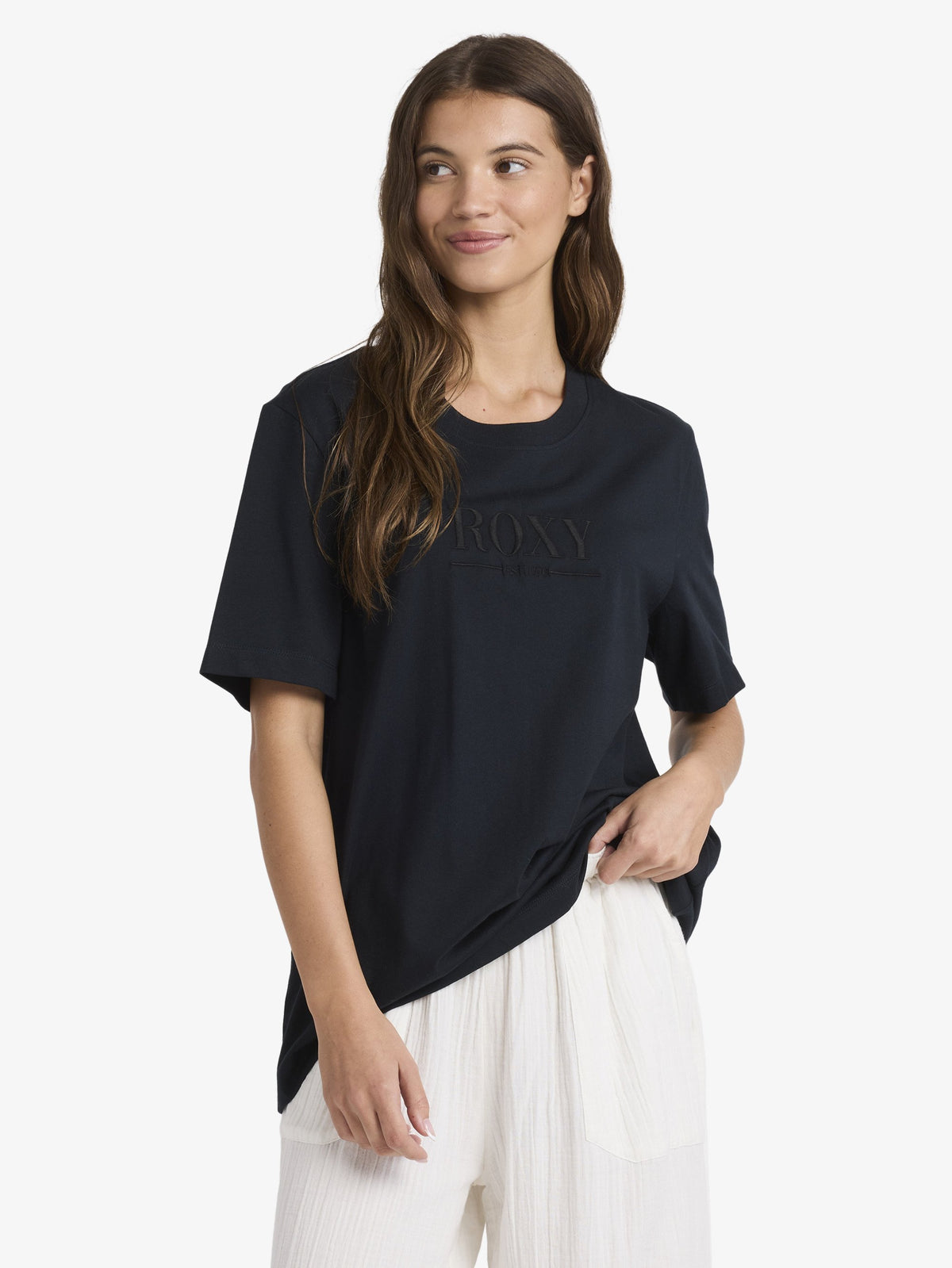 Womens Sweet Life T-Shirt – Anthracite – Roxy Australia