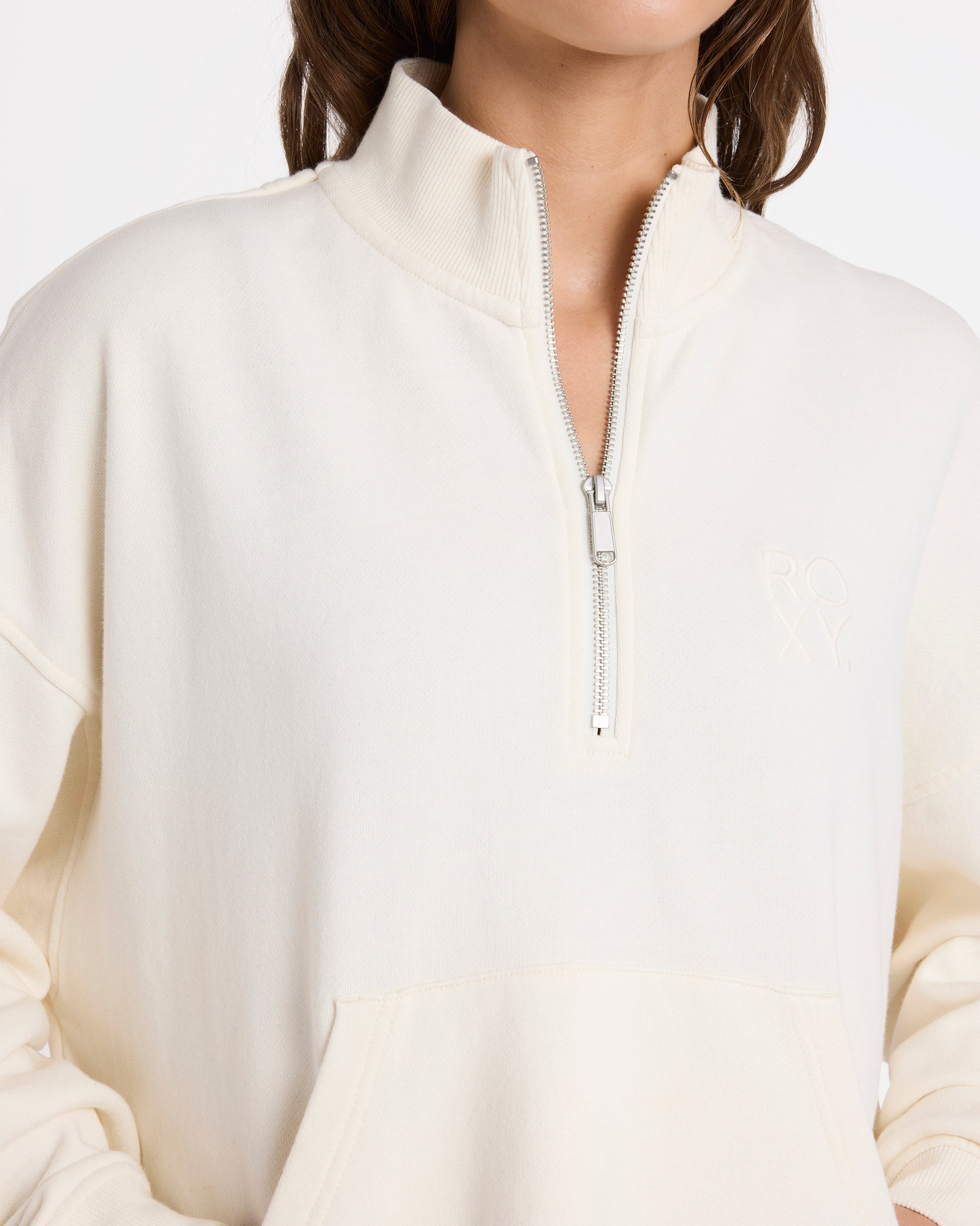 Womens Movin Up Half Zip Fleece Jumper