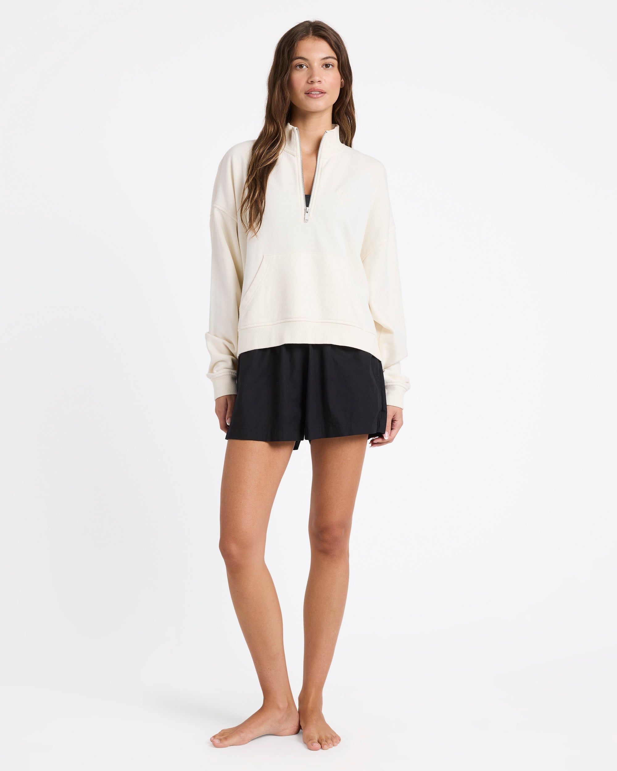 Womens Movin Up Half Zip Fleece Jumper