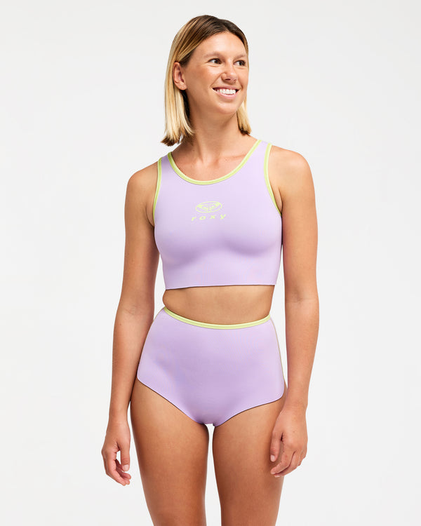 Womens 1mm Rise Natural Reversible Bikini Bottom