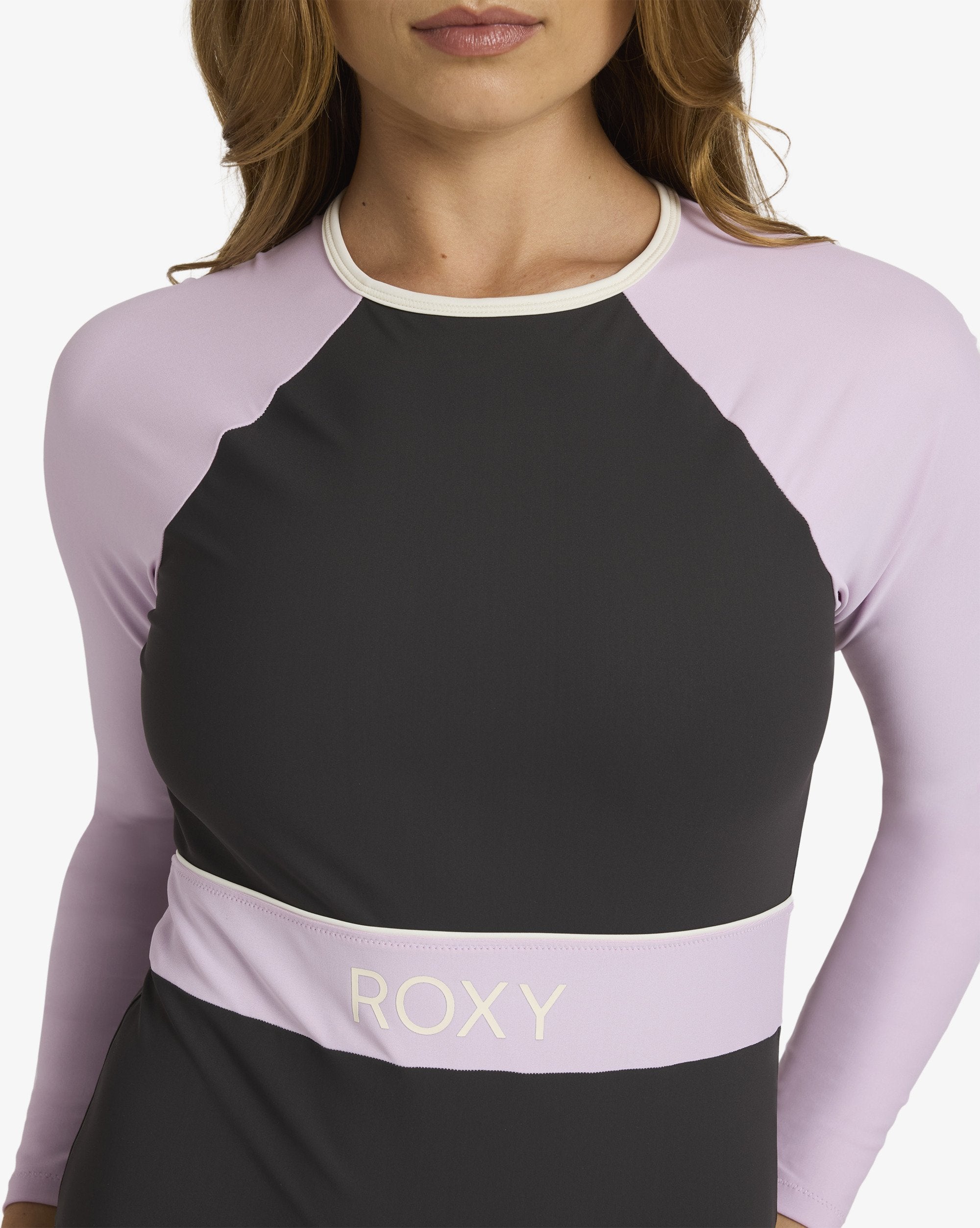 Womens Roxy Active Long Sleeve One Piece