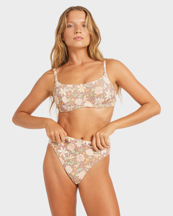 Womens Garland High Waist Bikini Bottom