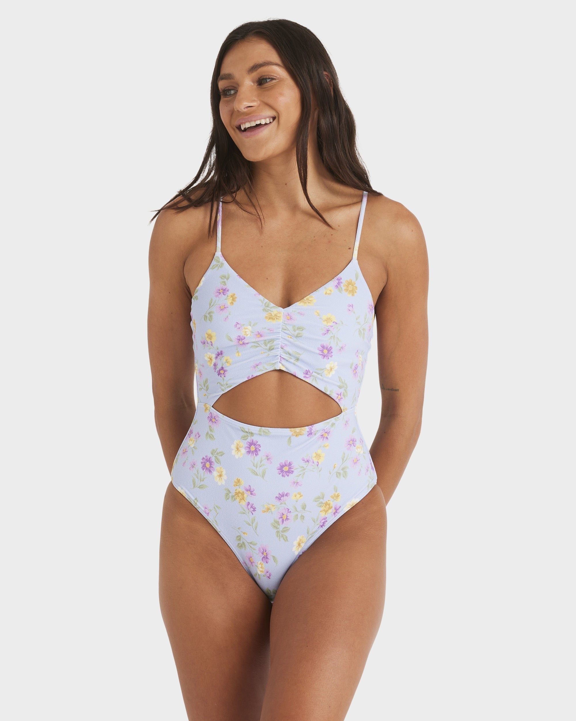 Womens Wildflower One Piece Swimsuit