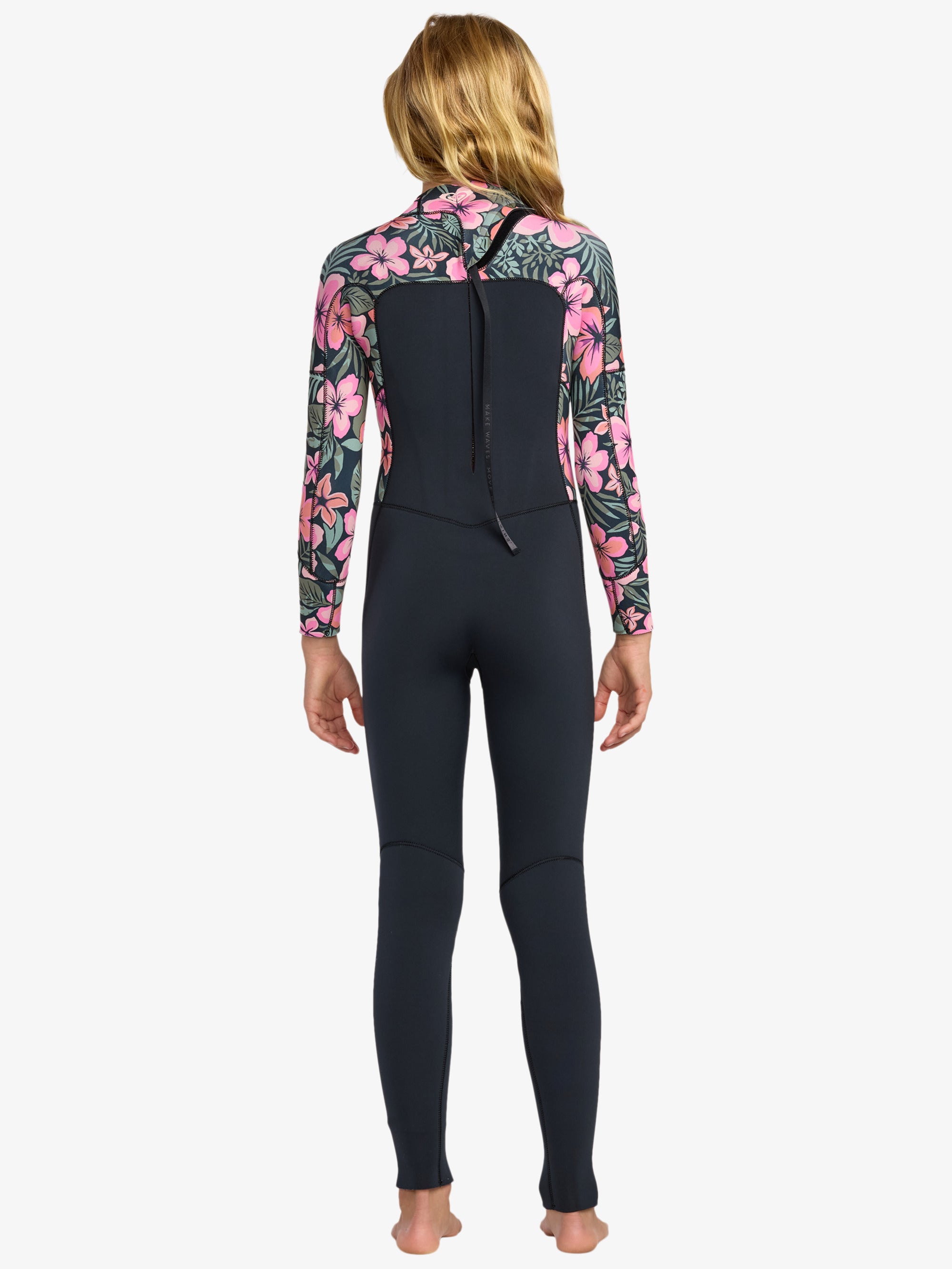 Girls 2-16 3/2mm Swell Natural Backzip Wetsuit
