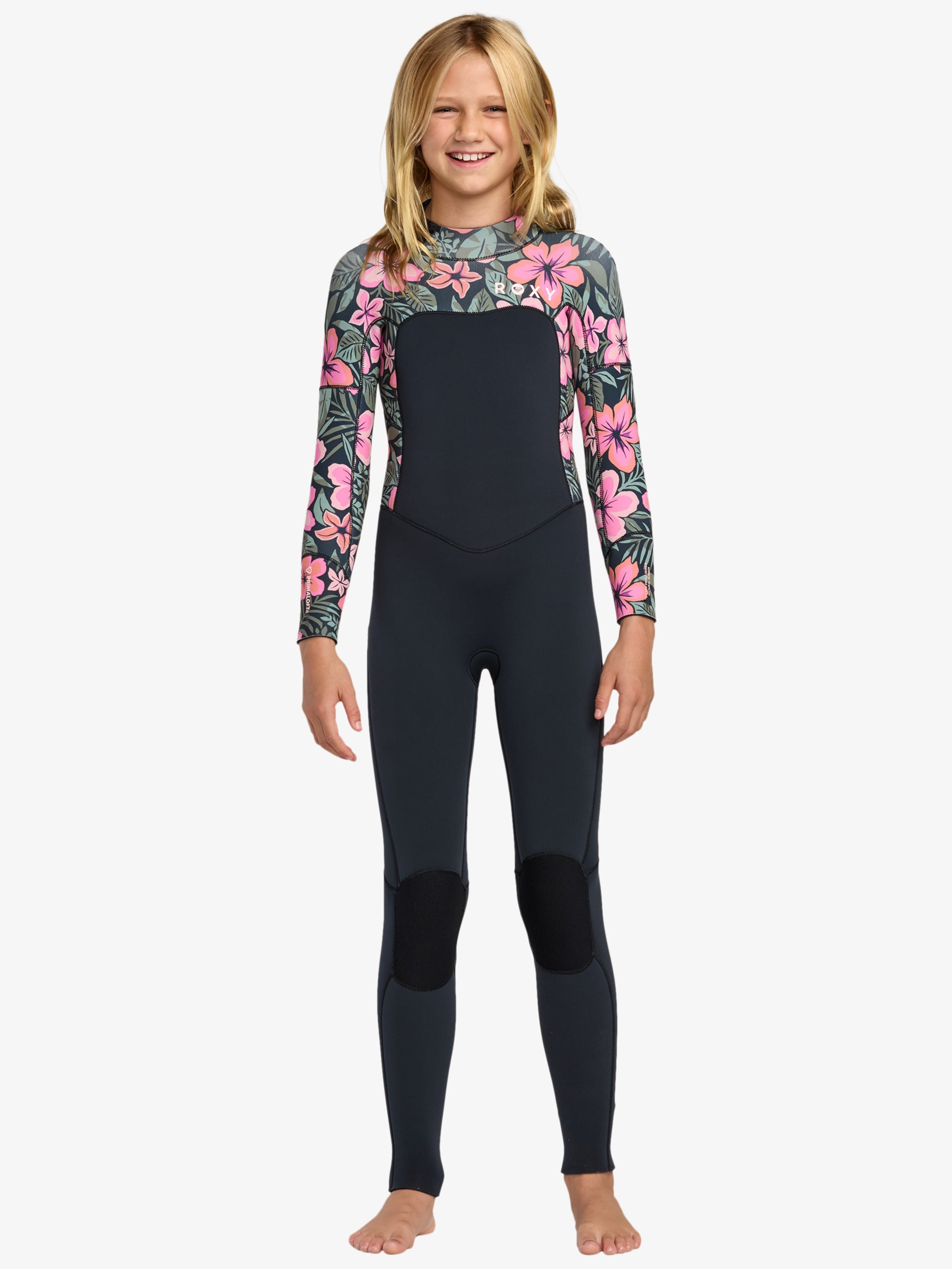 Girls 2-16 3/2mm Swell Natural Backzip Wetsuit