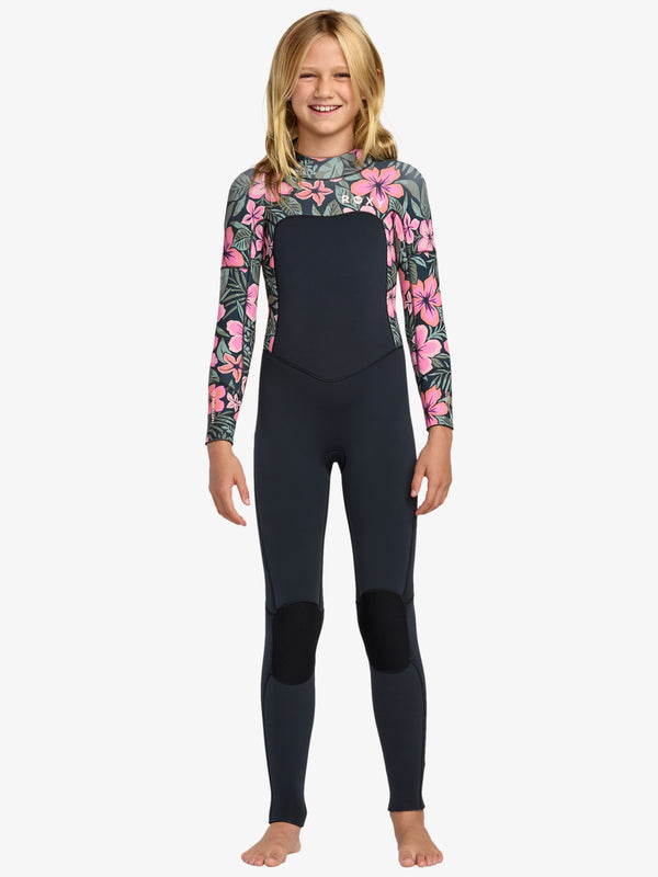 Girls 2-16 3/2mm Swell Natural Backzip Wetsuit