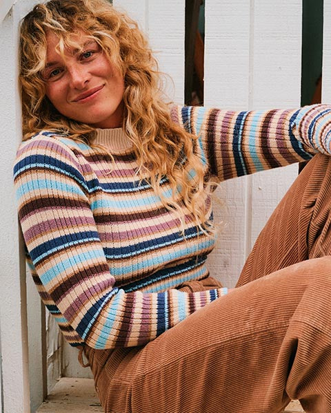 Womens Playa Morning Crew Neck