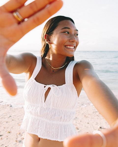 Womens Sunset Mist Tank Top