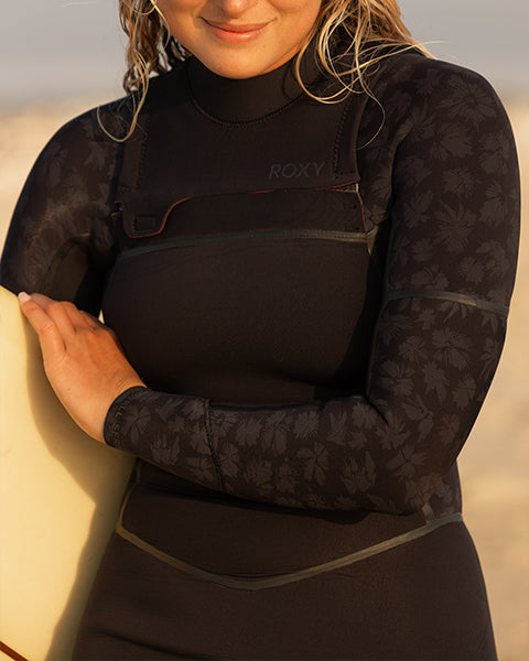 Womens 4/3mm Swell Series Chest Zip Lfs Wetsuit