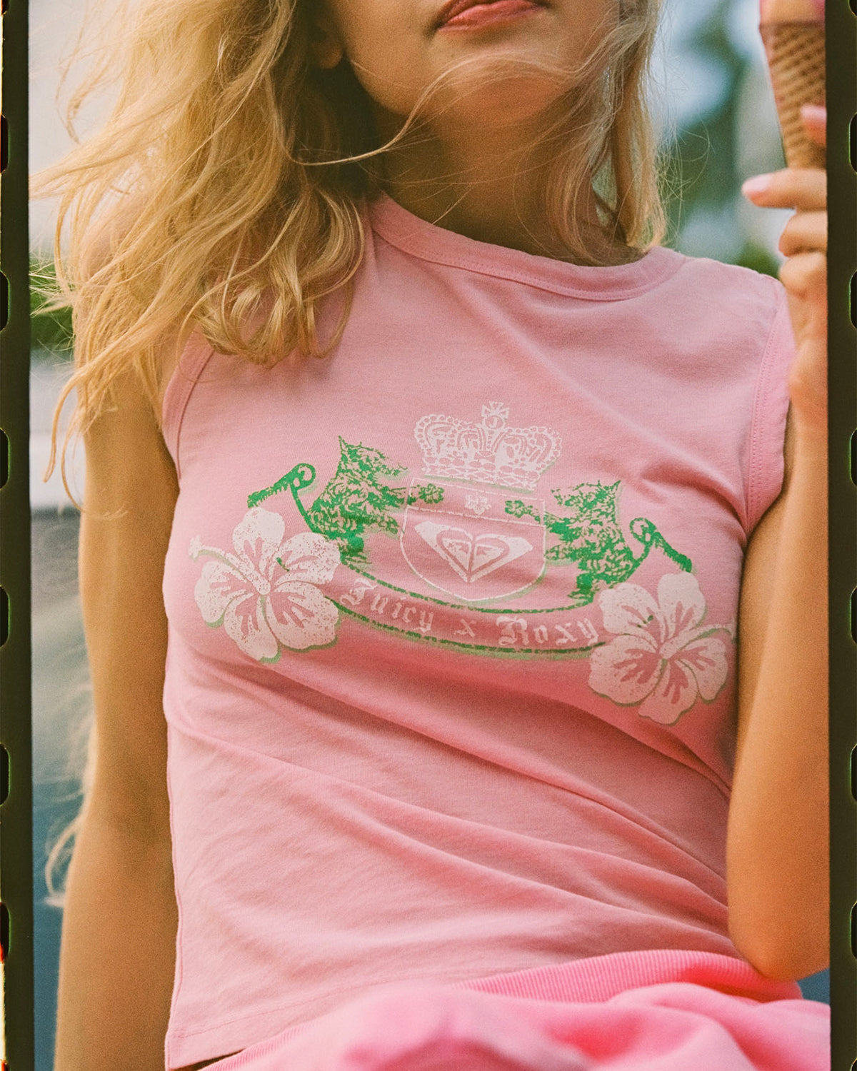 Roxy X Juicy Couture Wide Vest Top