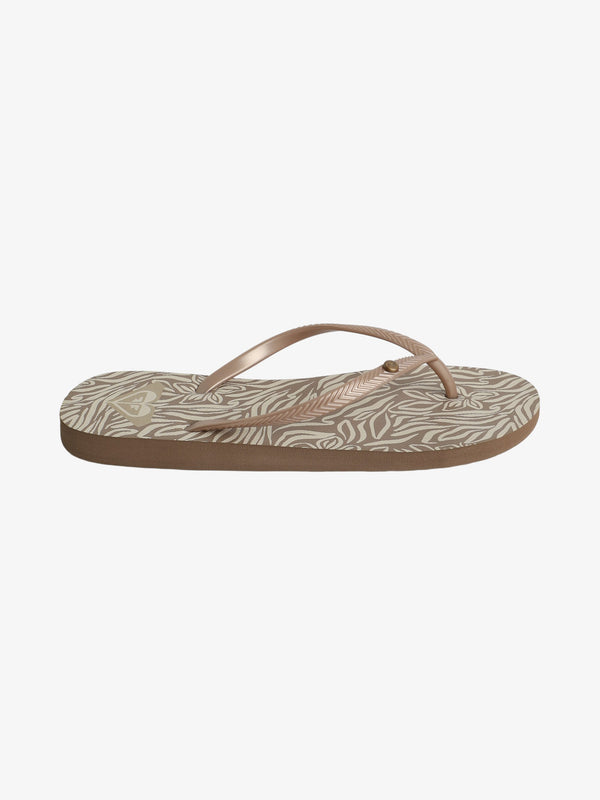 Womens Bermuda Print Thongs