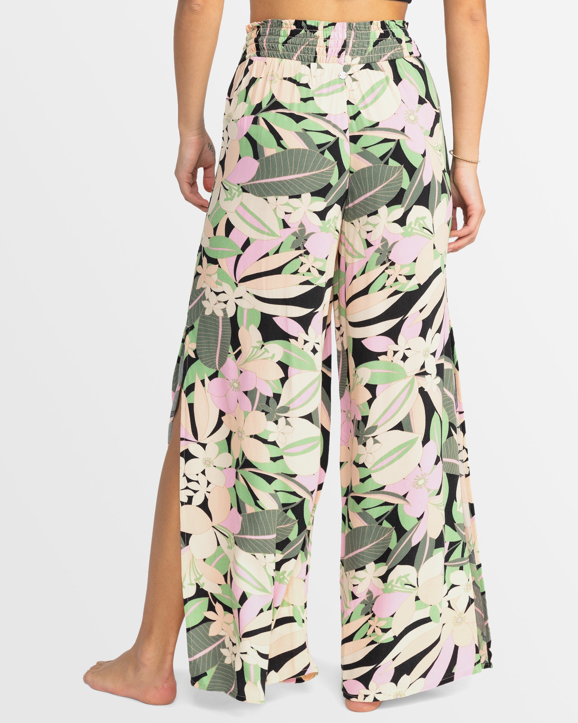 Womens Tropical Rhythm Long Length Beach Trousers