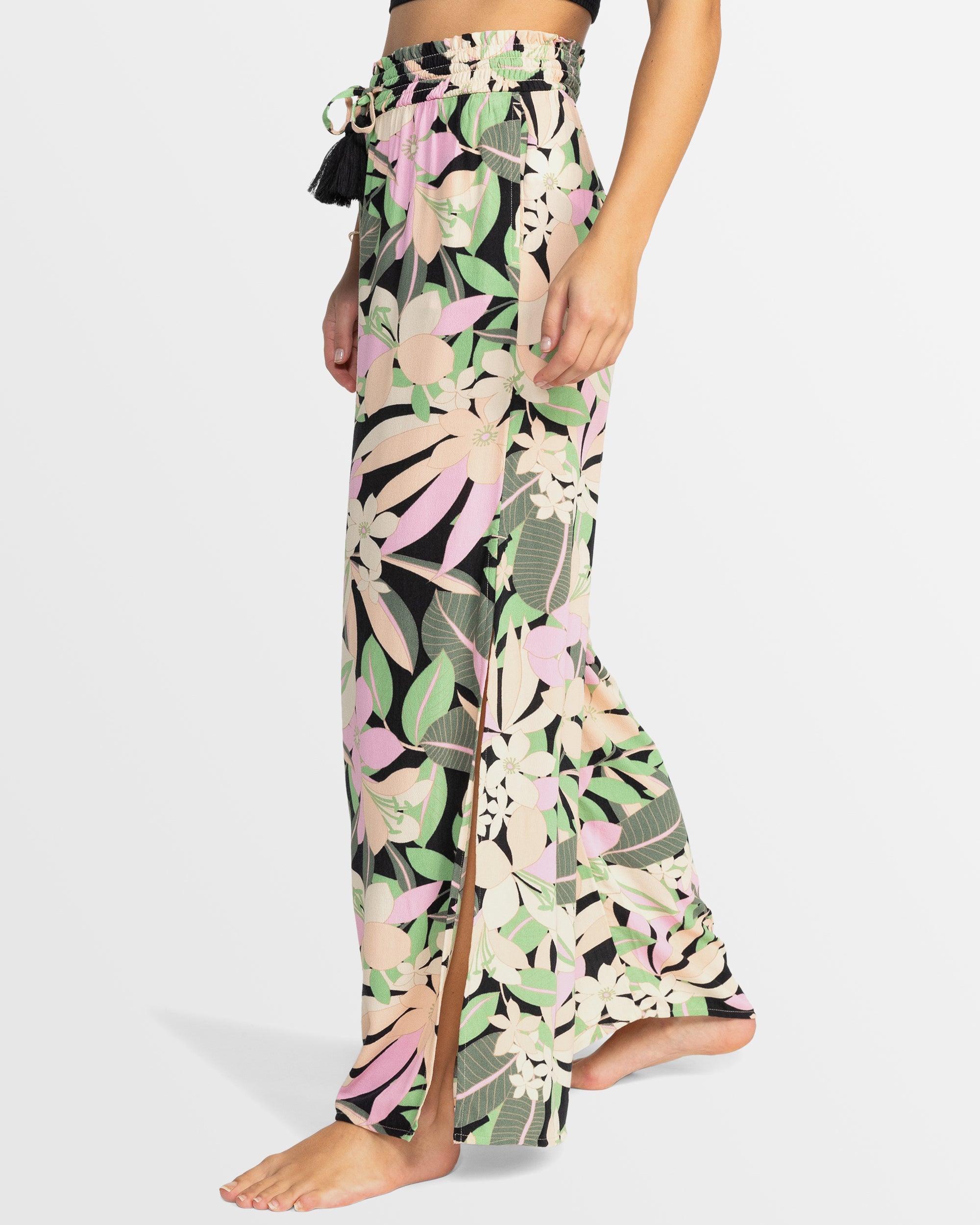 Womens Tropical Rhythm Long Length Beach Trousers