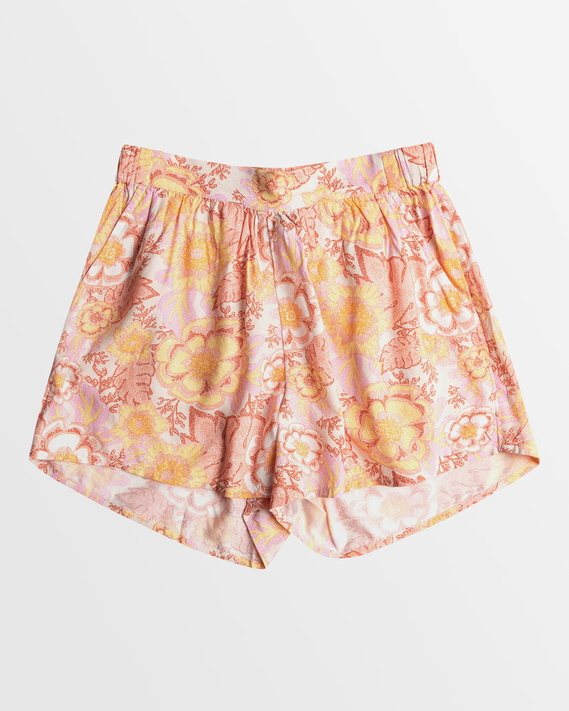 Roxy Soleil Elastic Waist Shorts Pantaloncini Casual, Denim Light Wash, 7 Bambina Roxy Soleil Elastic Waist Shorts Pantaloncini Casual, Denim Light Wash, 7 Bambina
