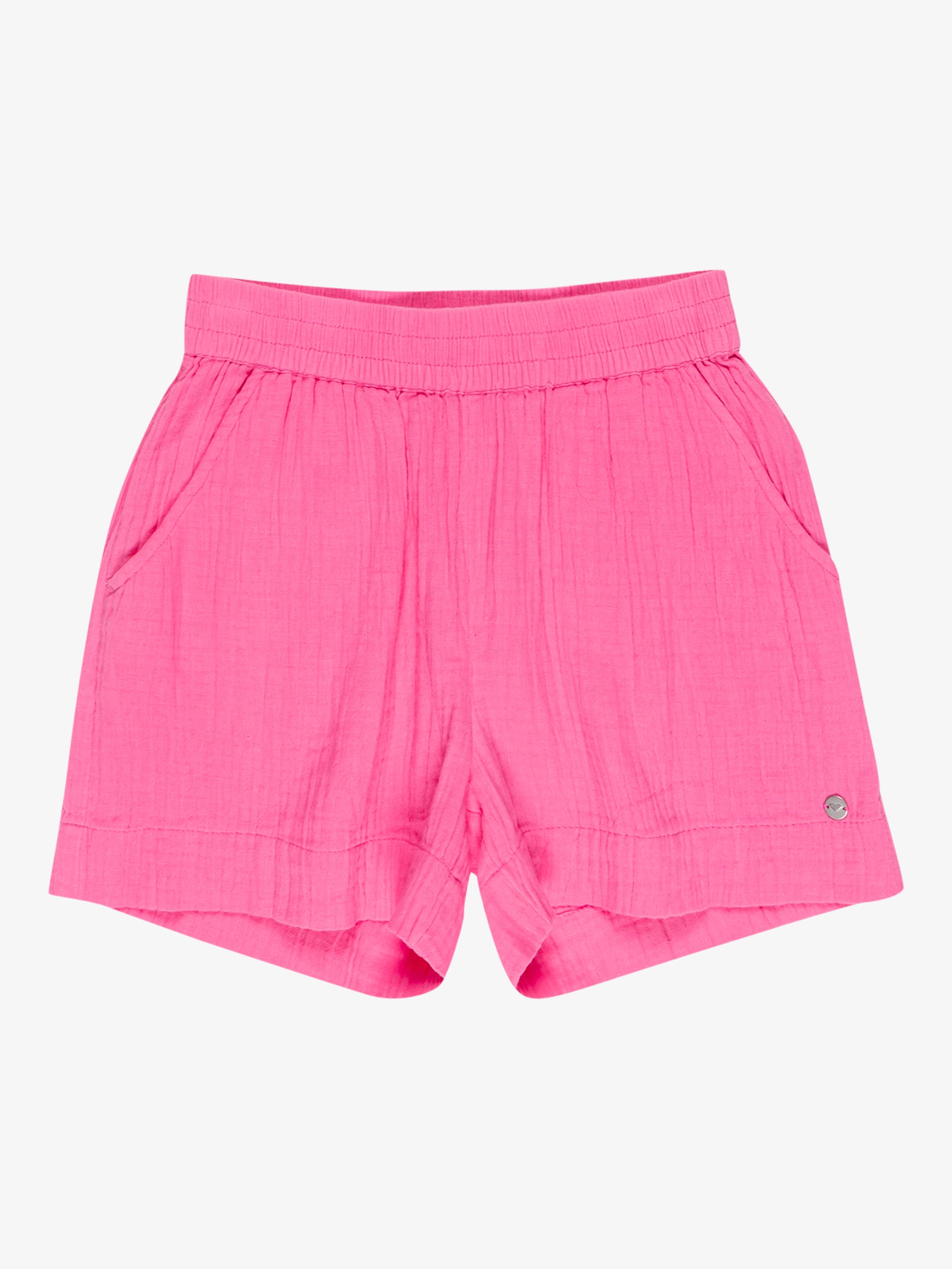 Girls 8-16 Milky Shell Elastic Waist Shorts