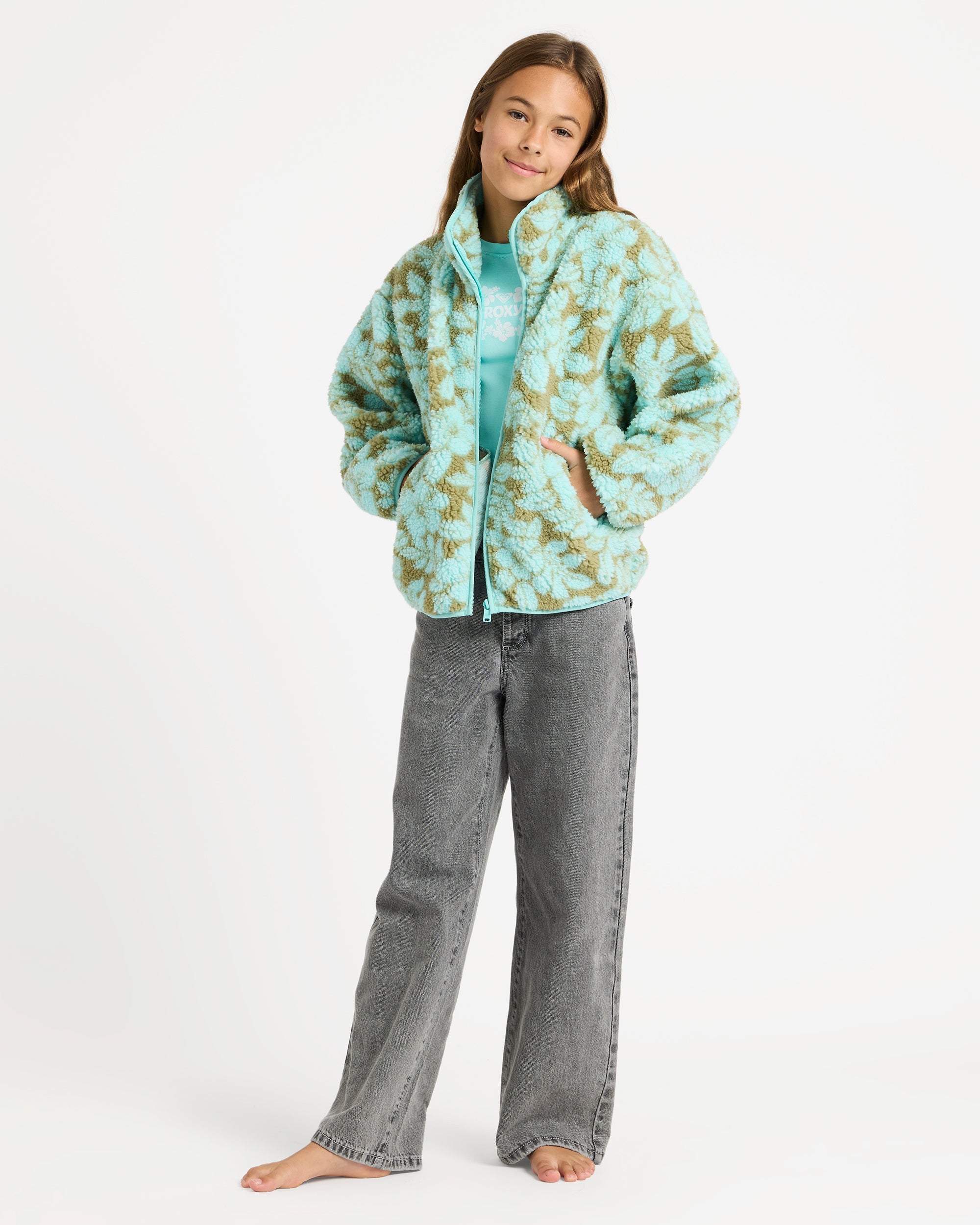 Girls 4-16 Like Electricity Fleece Jacket