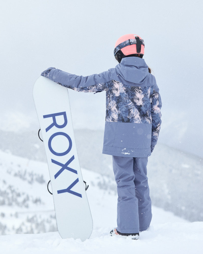 Roxy Ski Jacket Kids Roxy Jet Ski Girls Ski Jacket Black Flowers