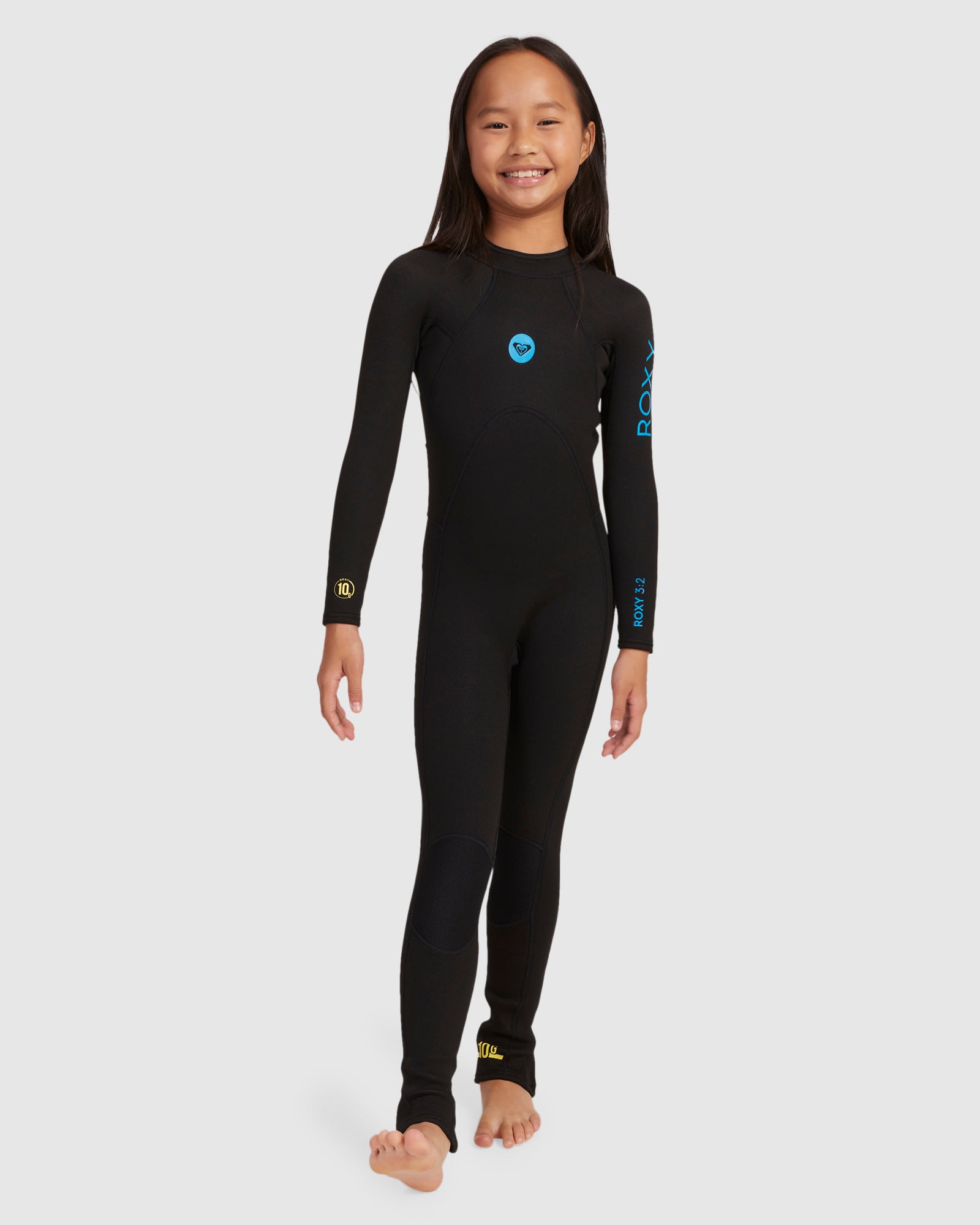 Girls 2-16 3/2mm Prologue Flatlock Back Zip Wetsuit